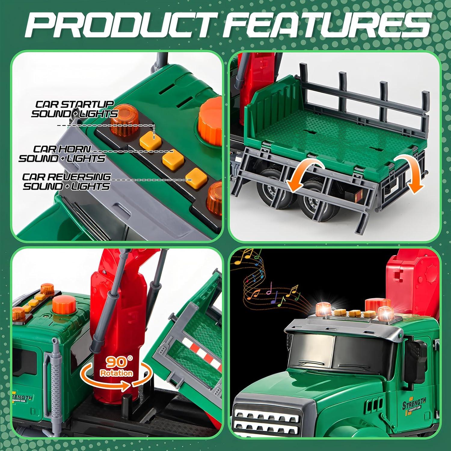 Camión de Transporte de Animales XINBOCHENG con Grúa Neumática