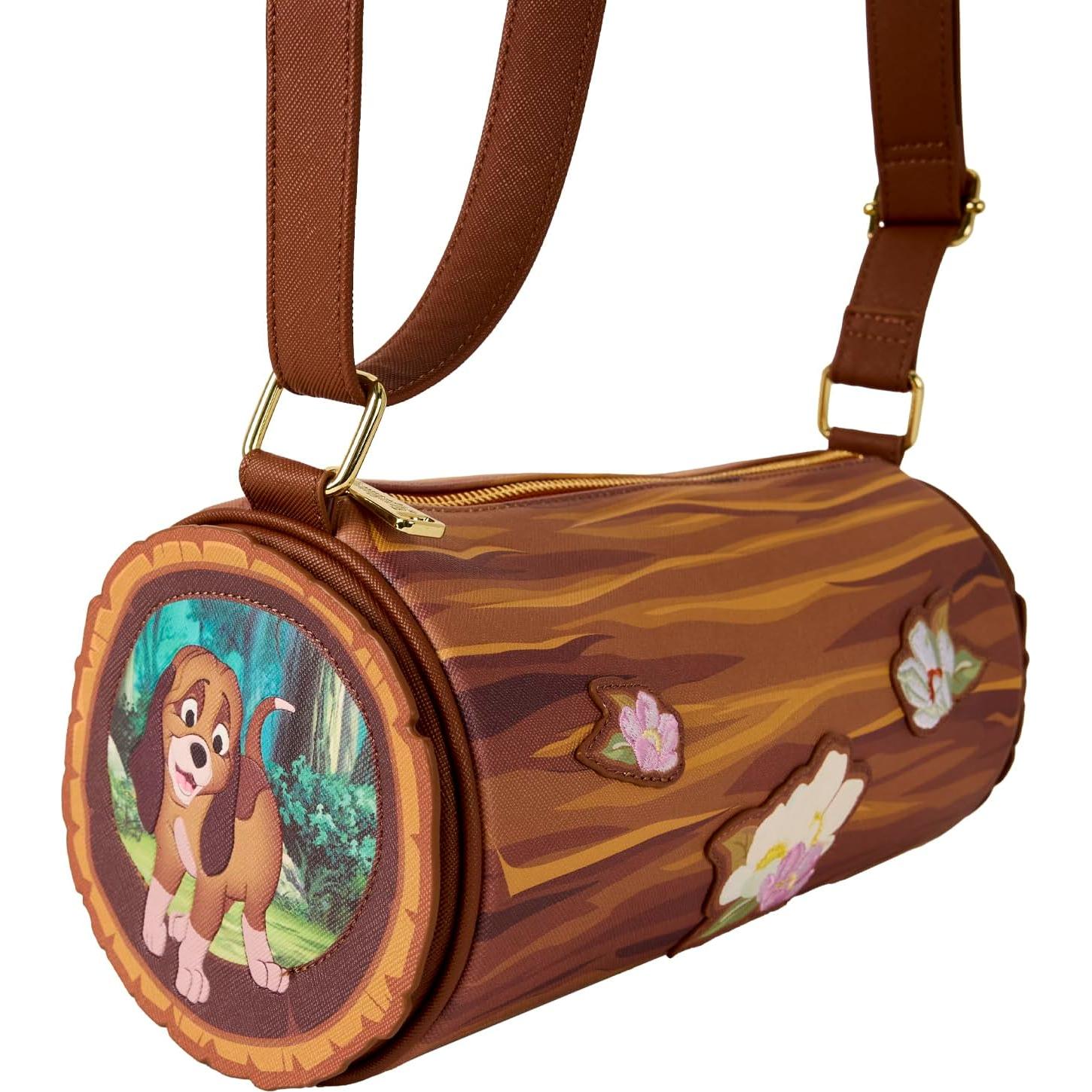 Bolso Cruzado Loungefly Disney El Zorro y el Sabueso 25.4x12.7x12.7cm
