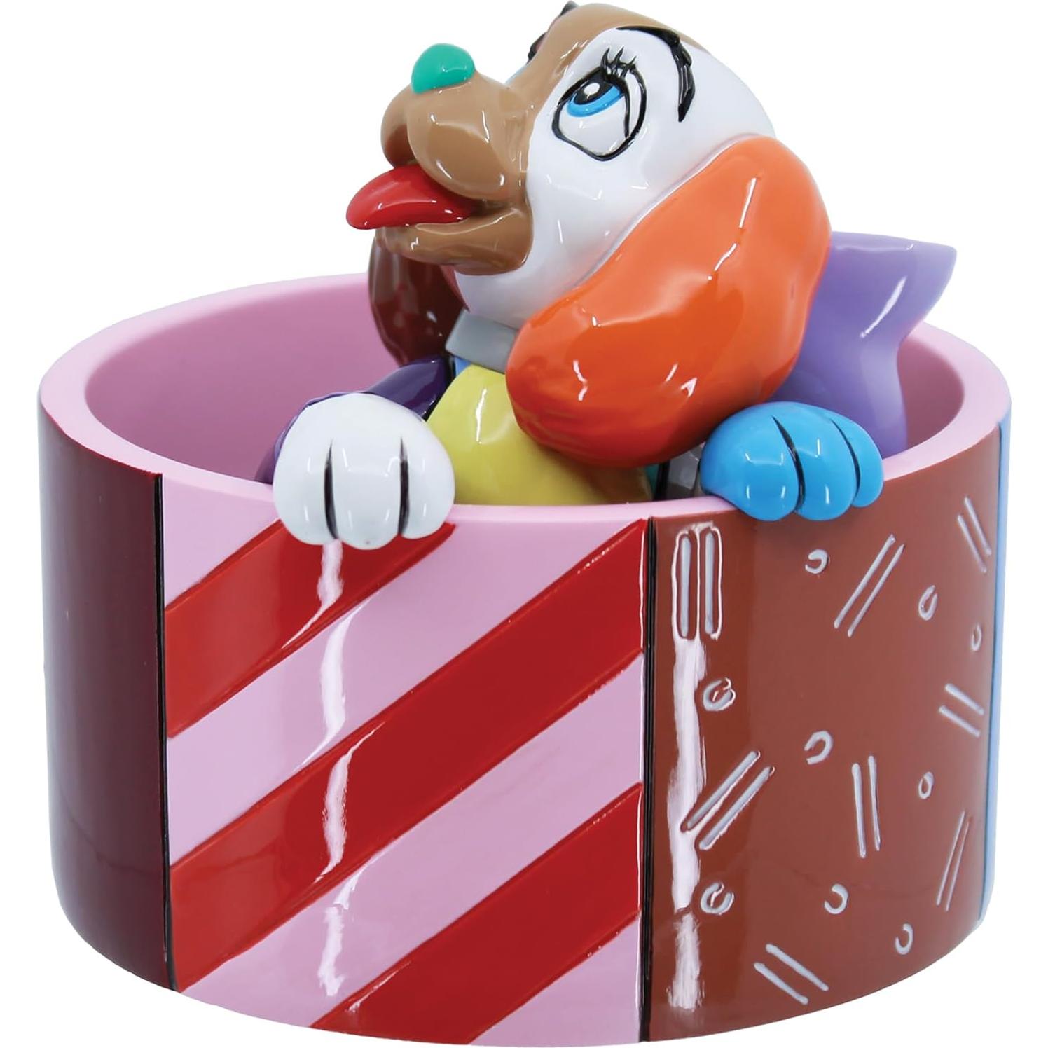 Figura Miniatura Enesco Disney Britto La Dama y el Vagabundo 8.3 cm