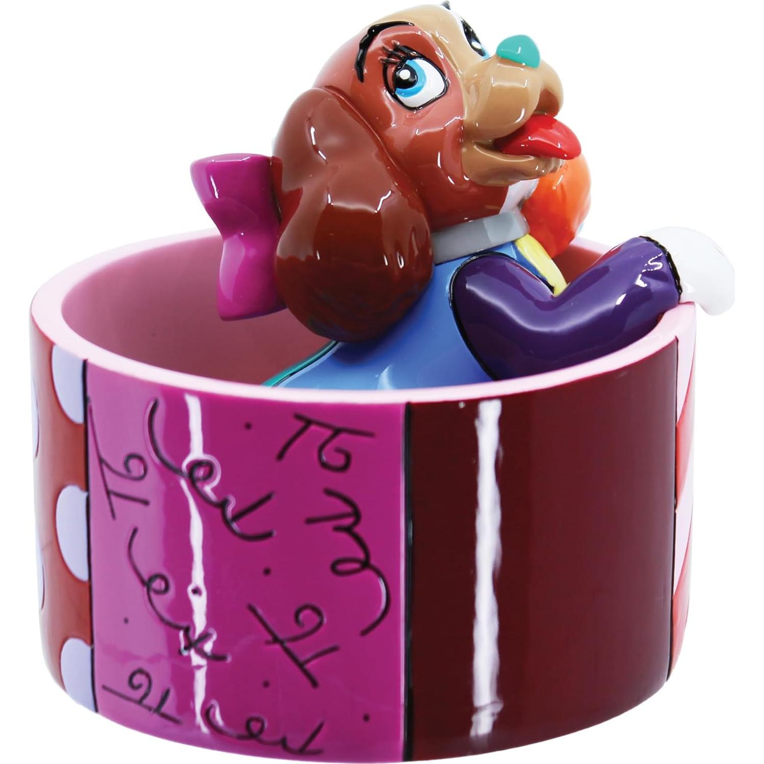 Figura Miniatura Enesco Disney Britto La Dama y el Vagabundo 8.3 cm