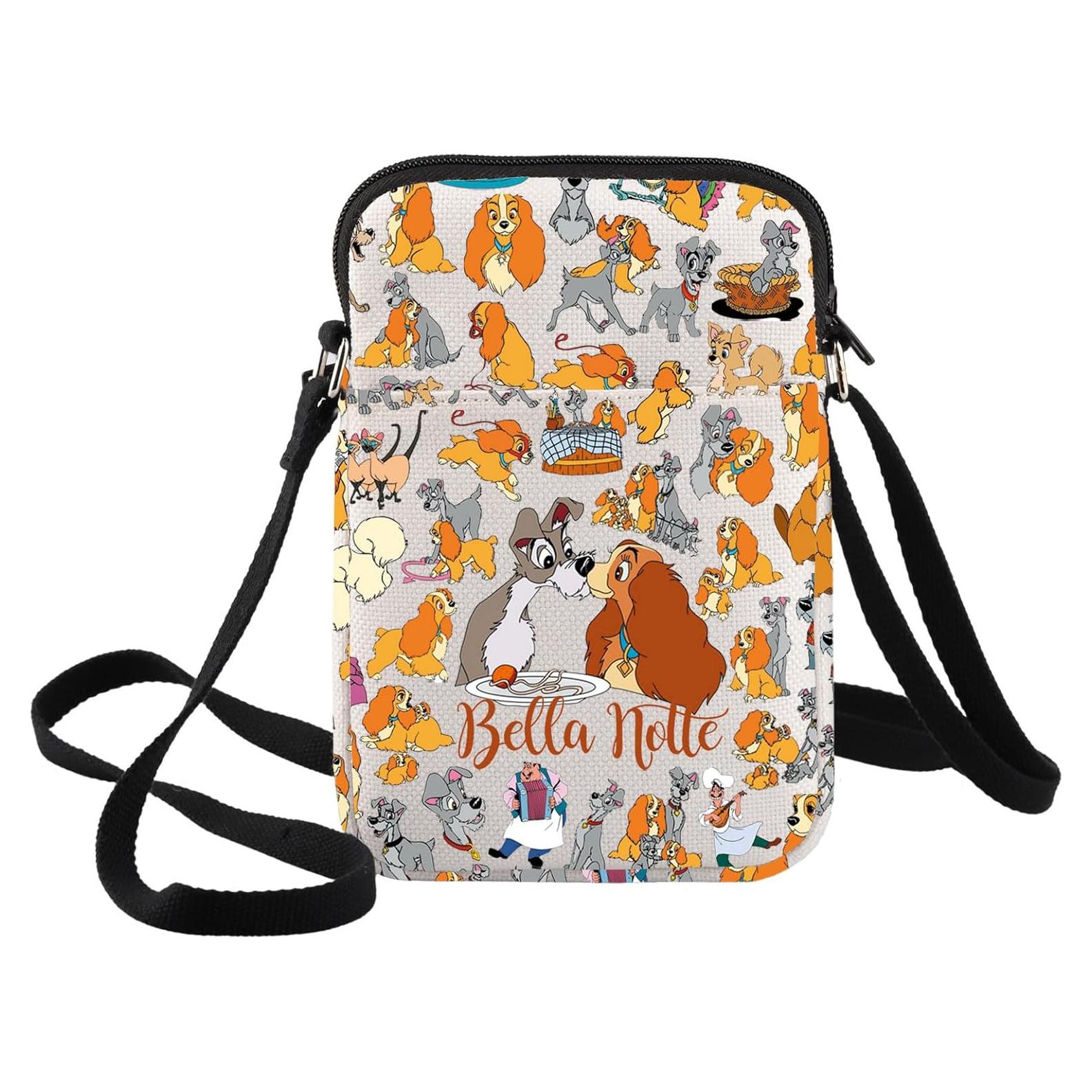 Bolsa Cruzada Lady y Tramp Bella Notte - 21.4x14.5cm