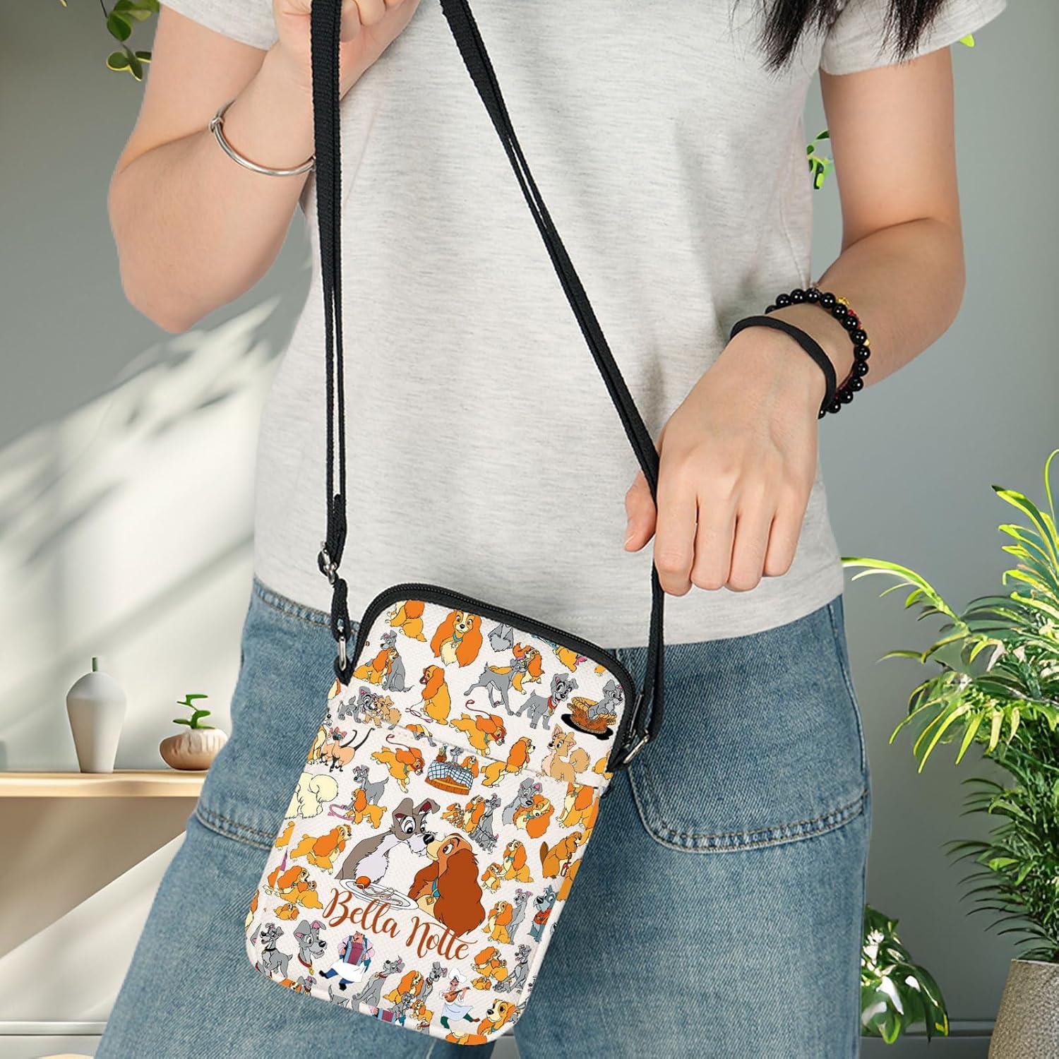 Bolsa Cruzada Lady y Tramp Bella Notte - 21.4x14.5cm