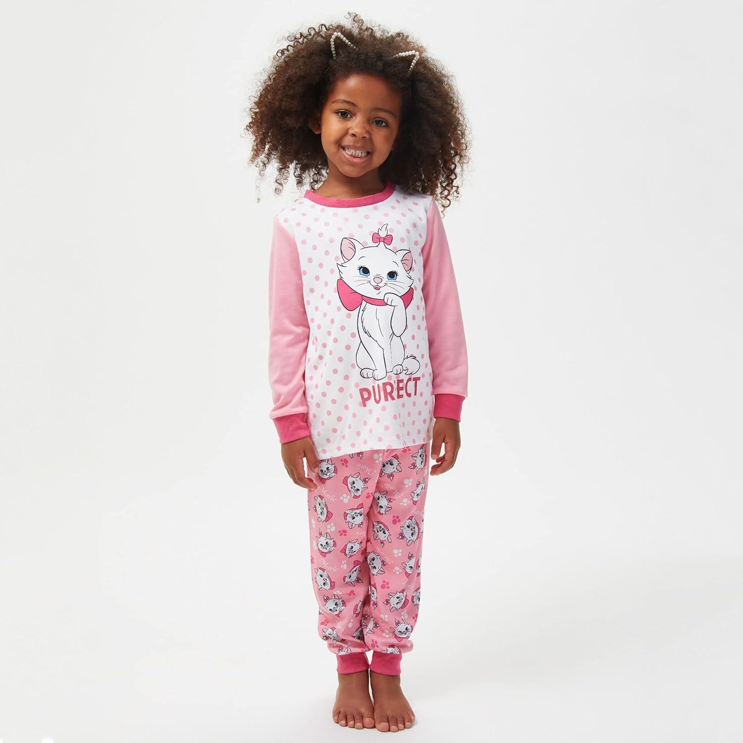 Pijamas para Niñas Disney Aristocats Marie Rosa 10 años