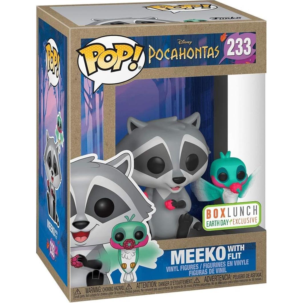 Funko POP! Disney Pocahontas #233 Meeko con Flit 9x11x16 cm