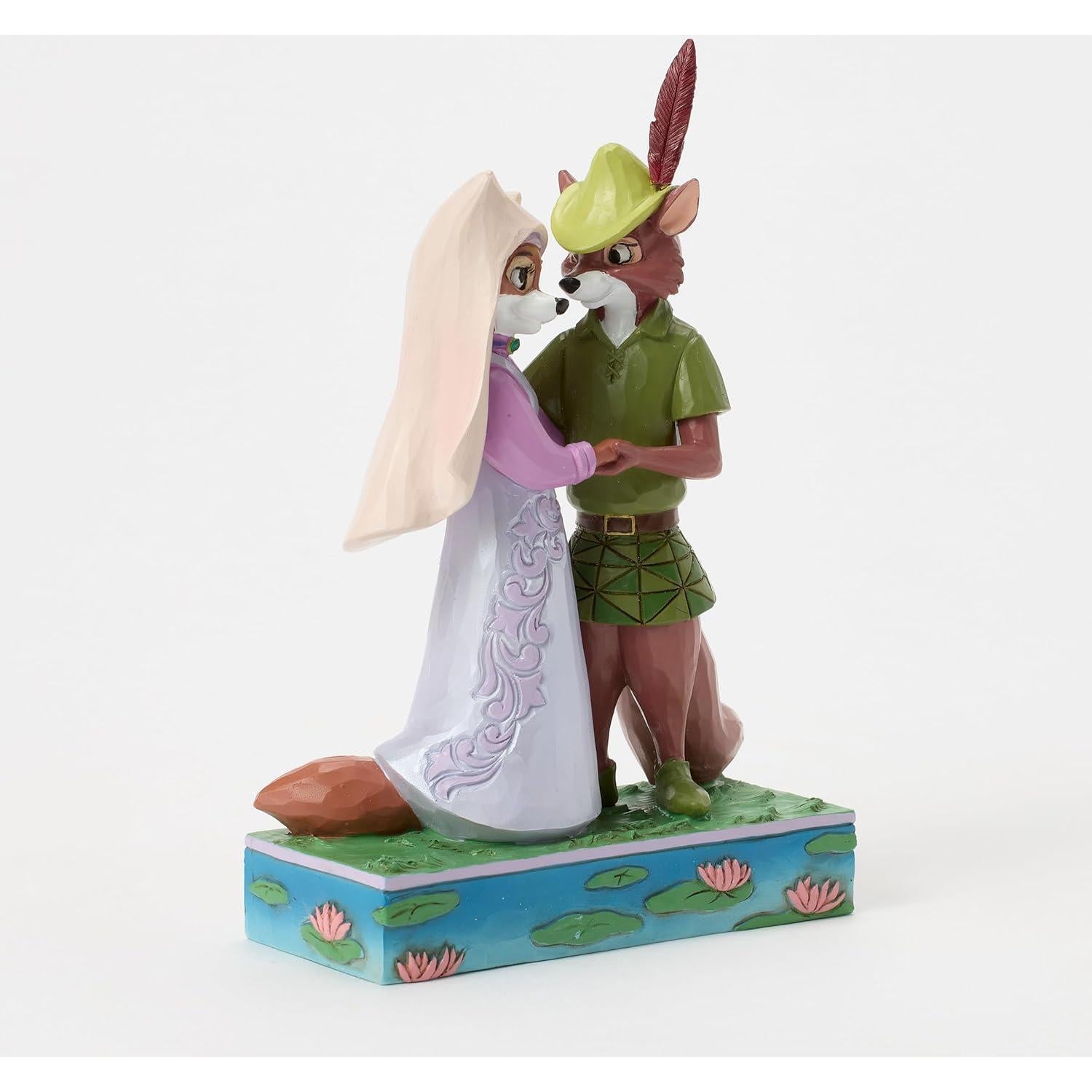 Figurita Enesco Disney Traditions Robin Hood y Maid Marian 17 cm