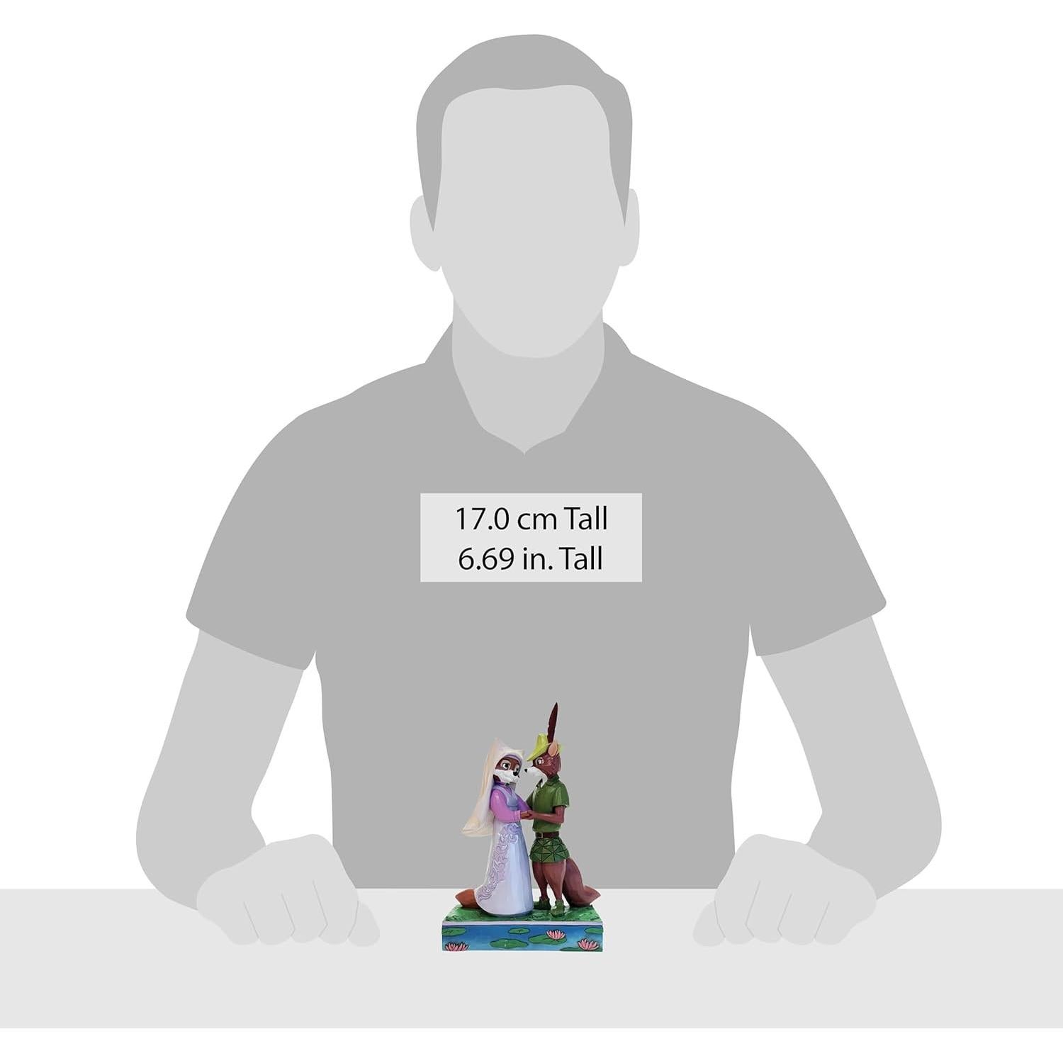 Figurita Enesco Disney Traditions Robin Hood y Maid Marian 17 cm