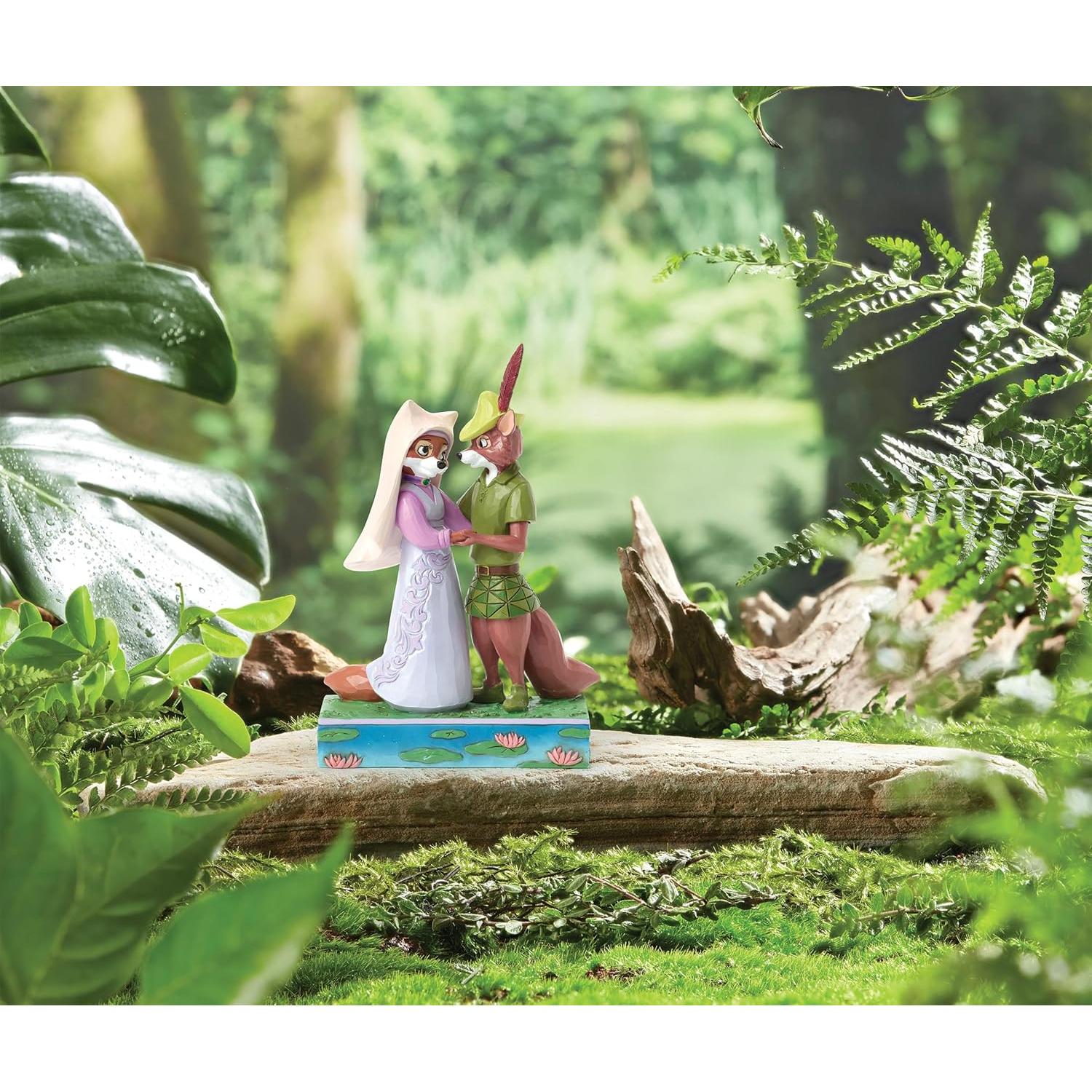 Figurita Enesco Disney Traditions Robin Hood y Maid Marian 17 cm