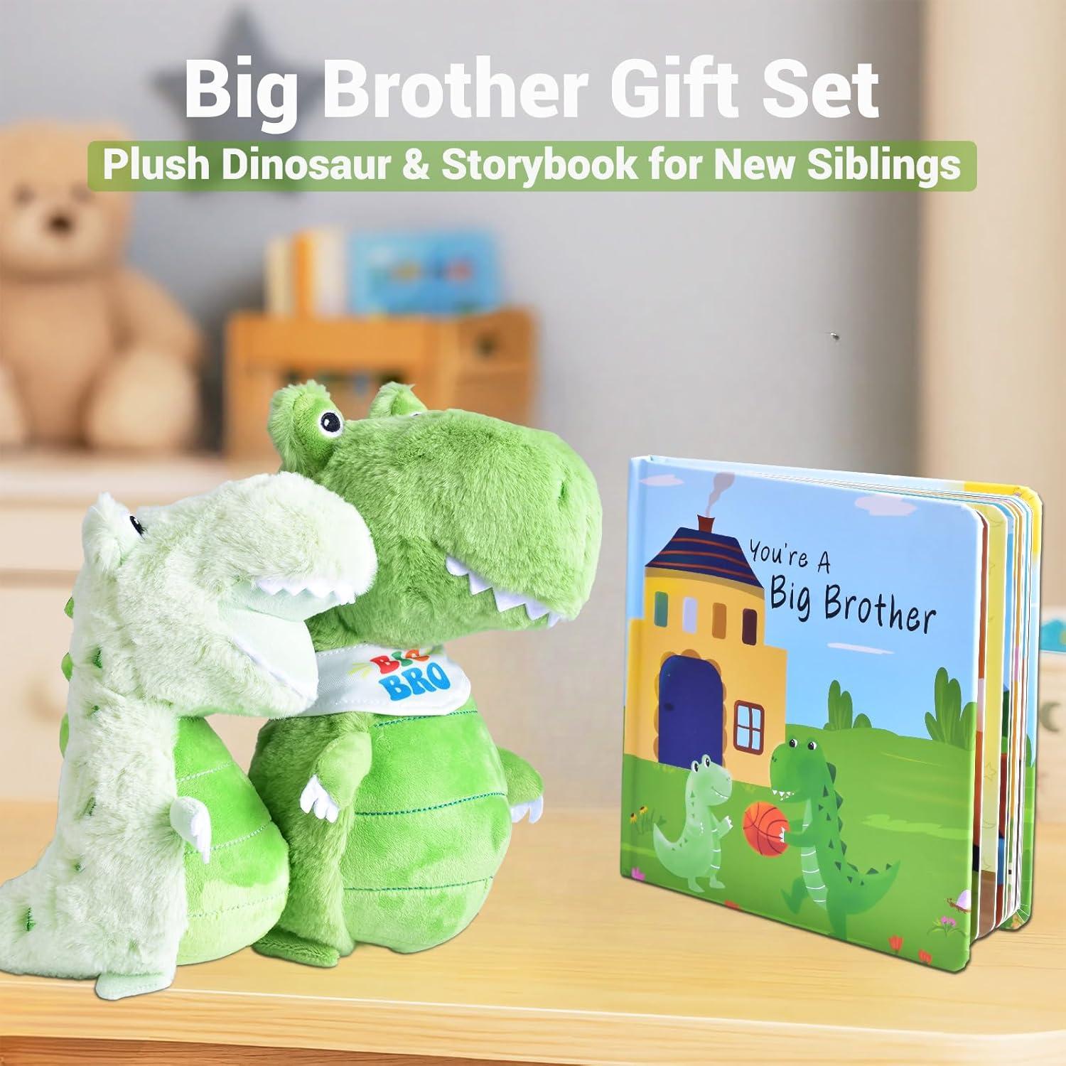 Conjunto de Regalo Dinosaurios de Peluche BANMER para Hermanos