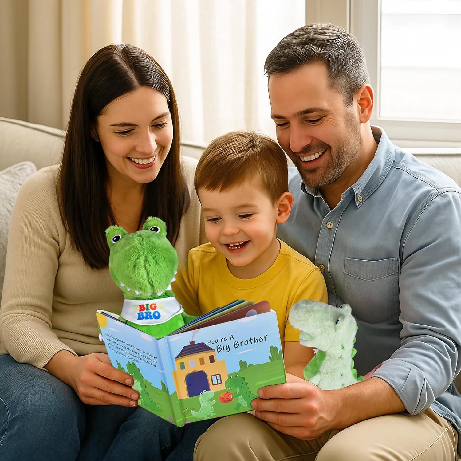 Conjunto de Regalo Dinosaurios de Peluche BANMER para Hermanos