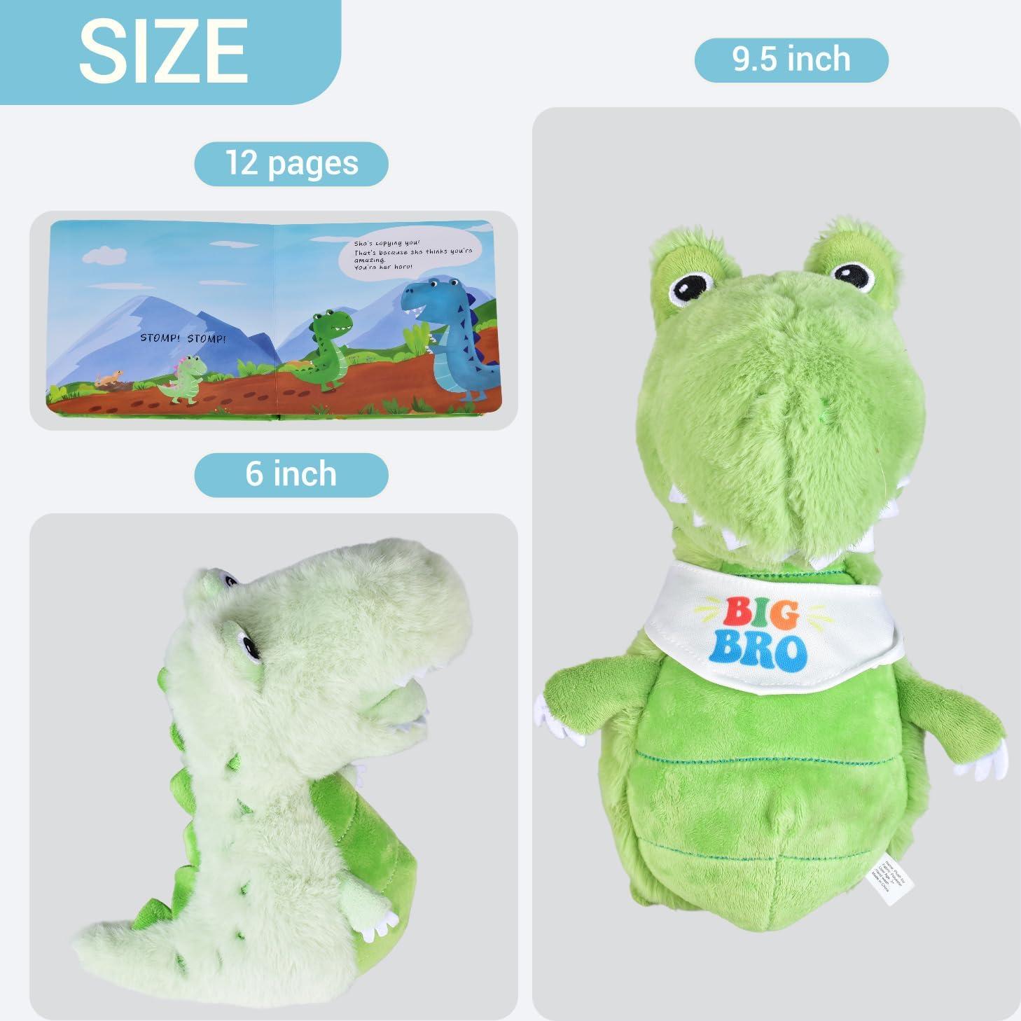 Conjunto de Regalo Dinosaurios de Peluche BANMER para Hermanos
