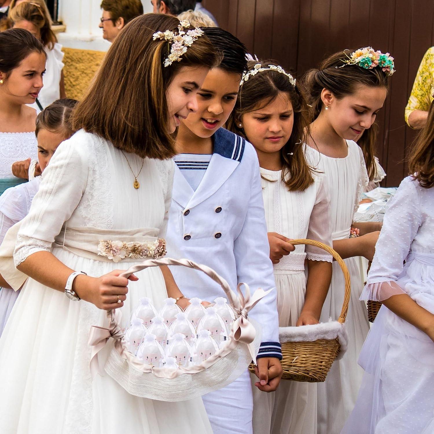 Mini Ovejas de Peluche NIUBEHOHO - Paquete de 3 Corderos 12 cm