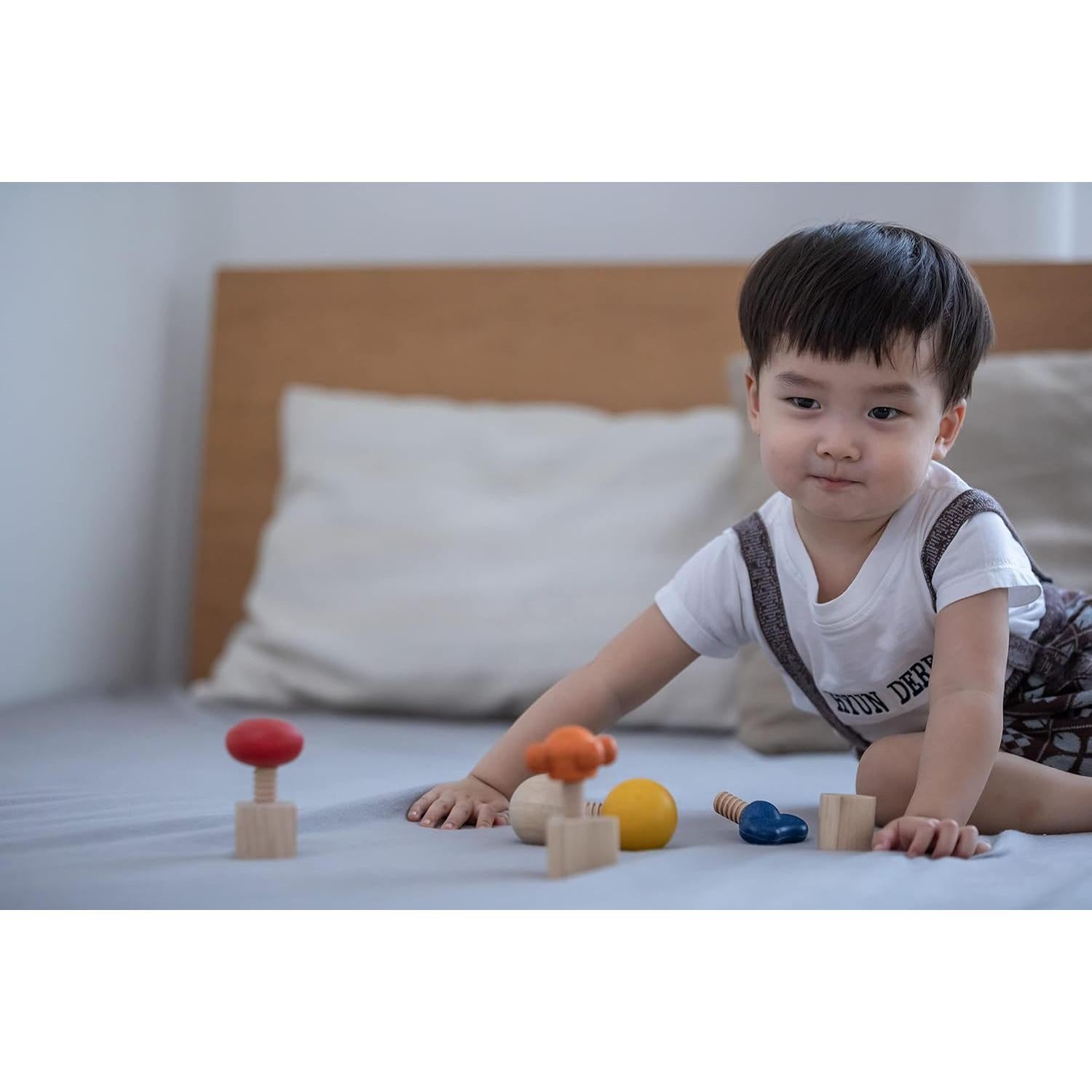 PlanToys Juego de Nueces y Tornillos 5455 - 2 a 3 años