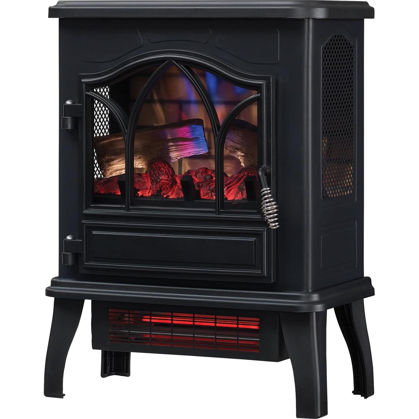 Calefactor Eléctrico Duraflame 3D de Cuarzo Infrarrojo 5200 BTU