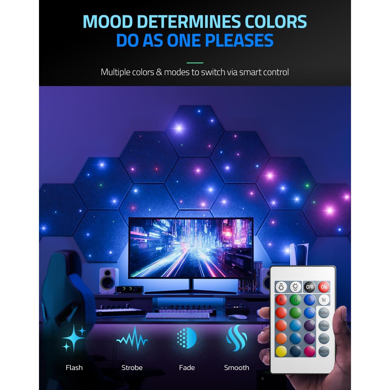 Paneles Acústicos Autoadhesivos ZenSonic 12 Piezas 30.48x25.4cm Azul