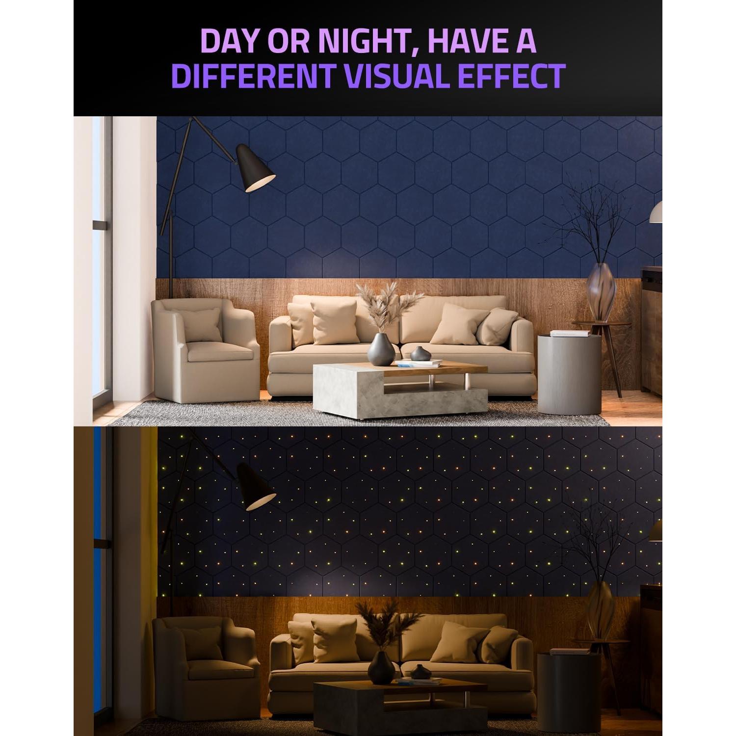 Paneles Acústicos Autoadhesivos ZenSonic 12 Piezas 30.48x25.4cm Azul