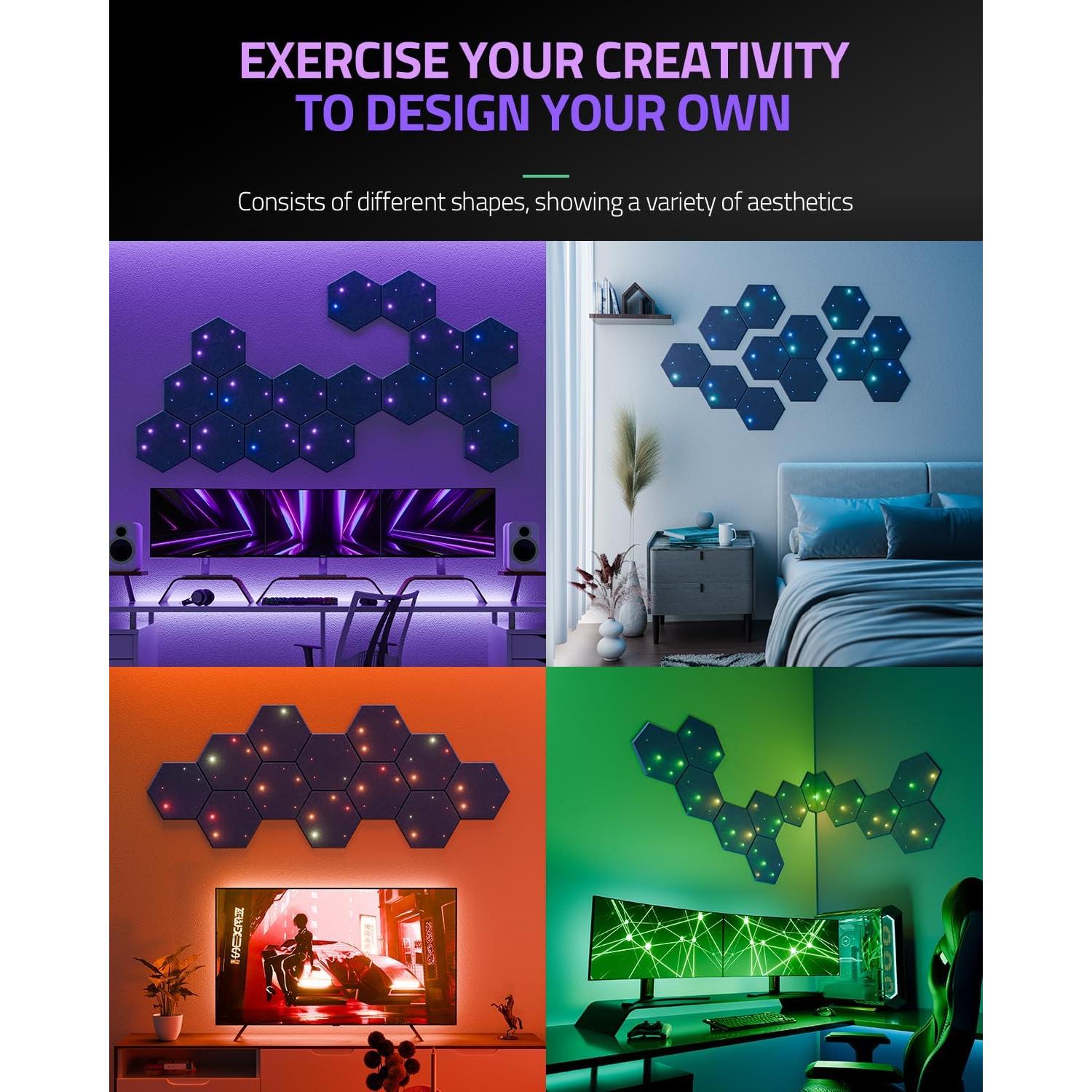 Paneles Acústicos Autoadhesivos ZenSonic 12 Piezas 30.48x25.4cm Azul