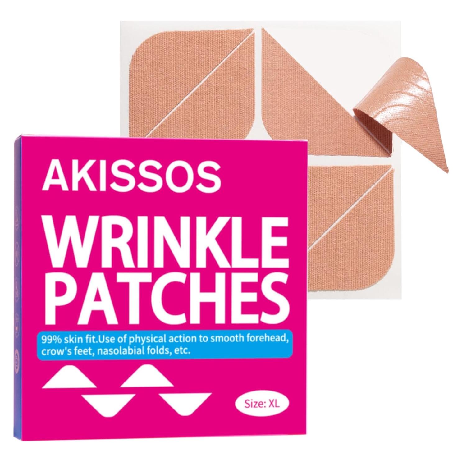 Parches Faciales Antiarrugas Akissos 80PCS - Cuidado Nocturno