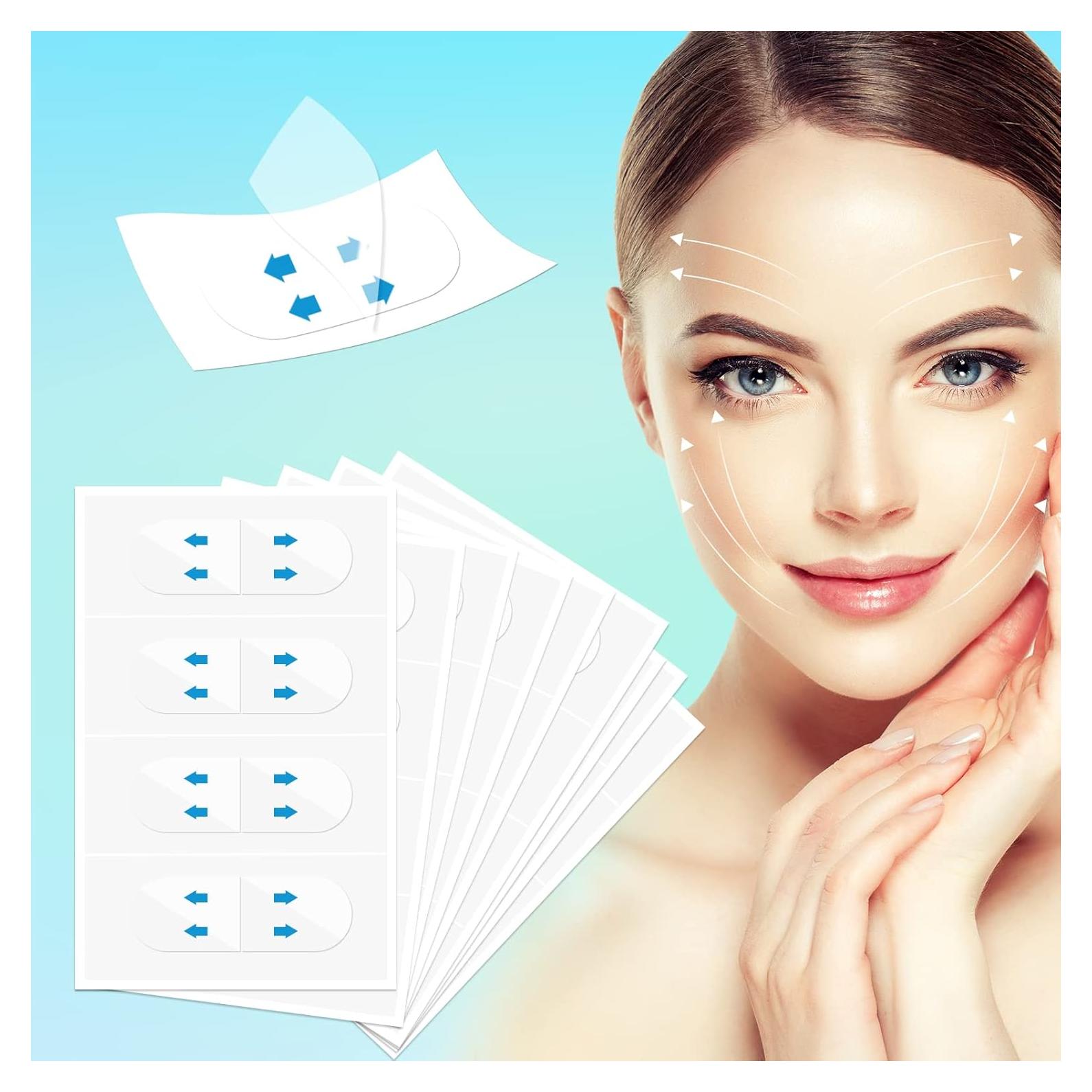 Cinta Levantadora Facial Invisible Netlkjonk - 156 Piezas