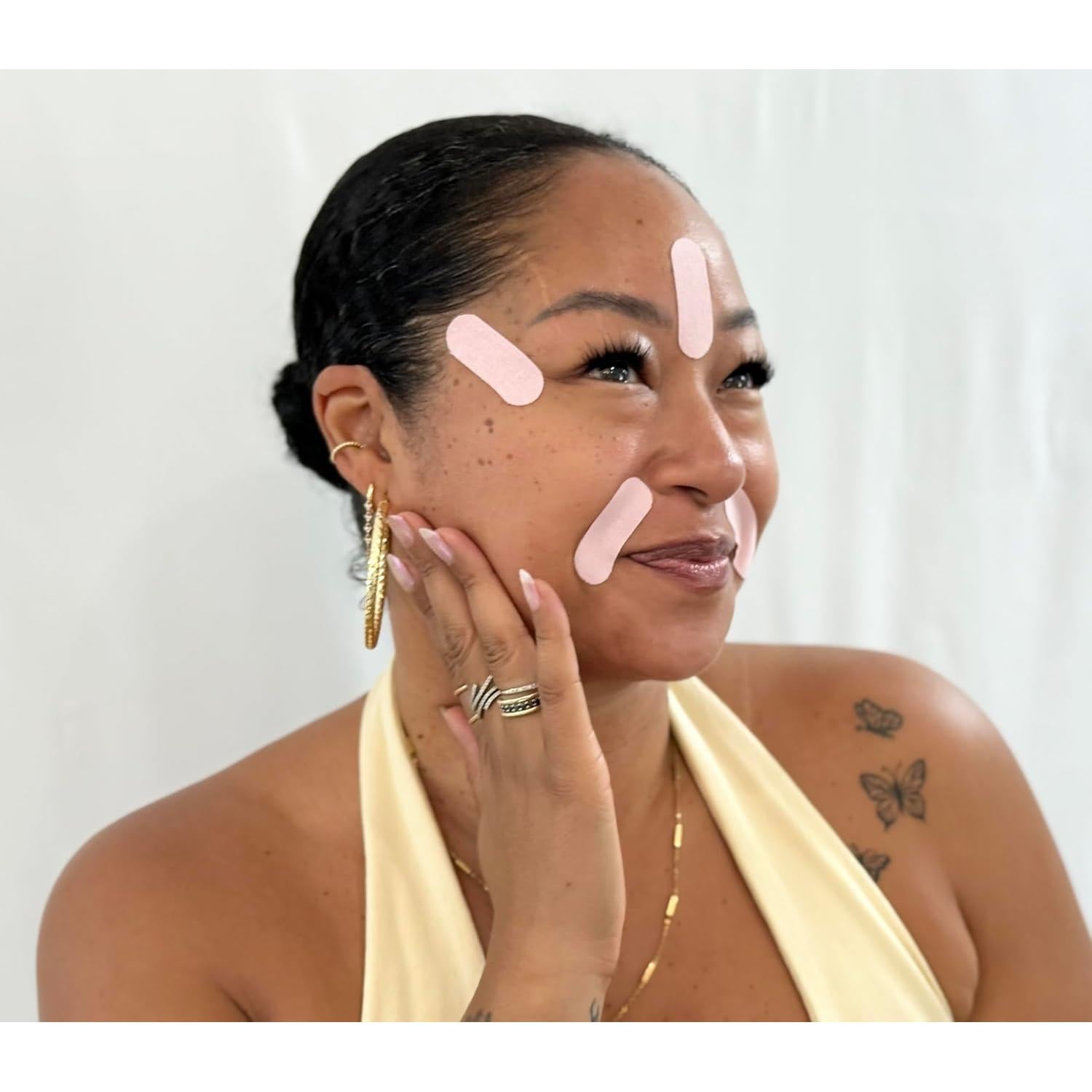 Tiras de Cinta Facial Antienvejecimiento My Flexy - 128 Tiras