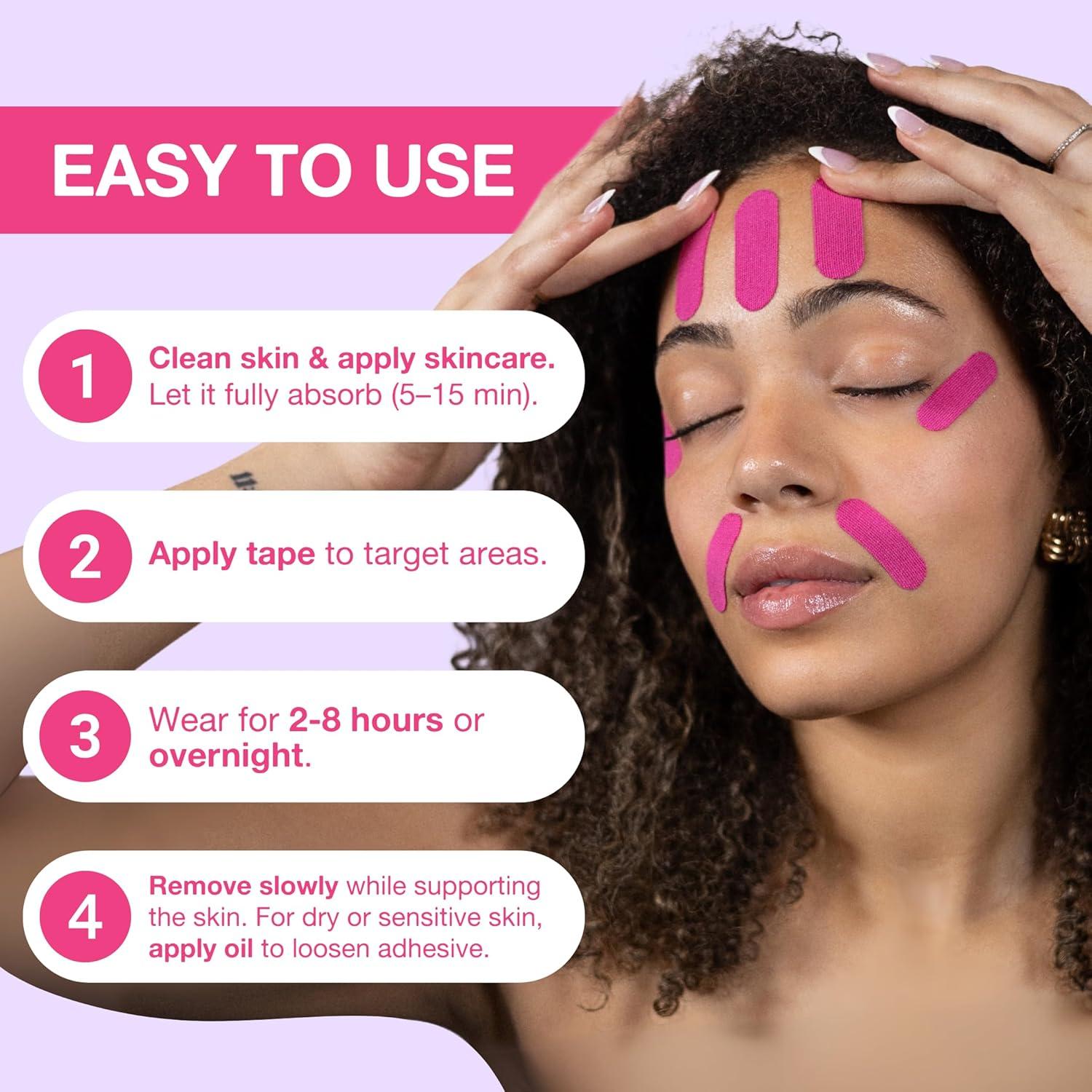 Cinta Facial Antienvejecimiento Natsu - Pre-Cortada, 2 Tamaños