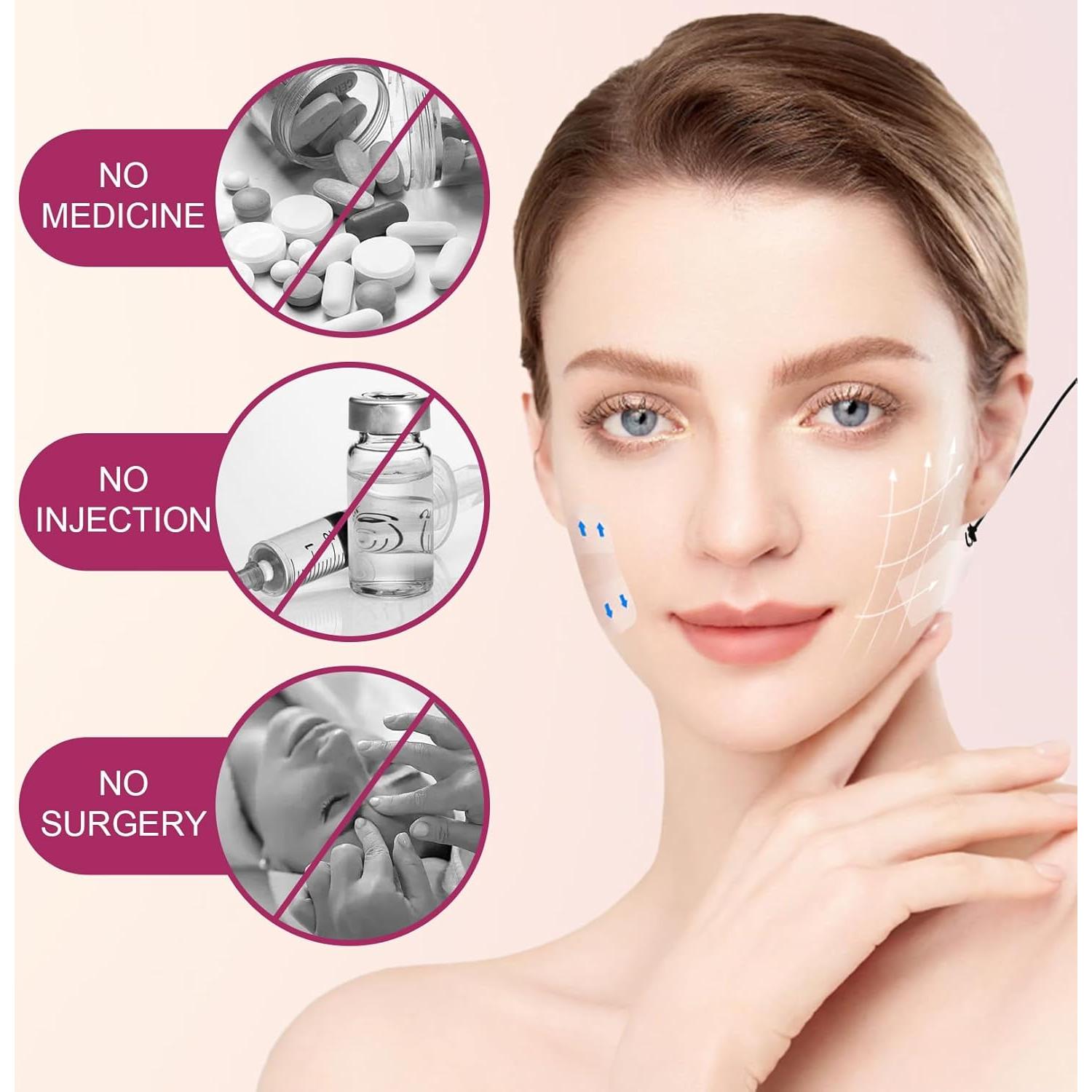 Cinta Facial Elevadora ANTIVP 160PCS - Antienvejecimiento y Moldeo