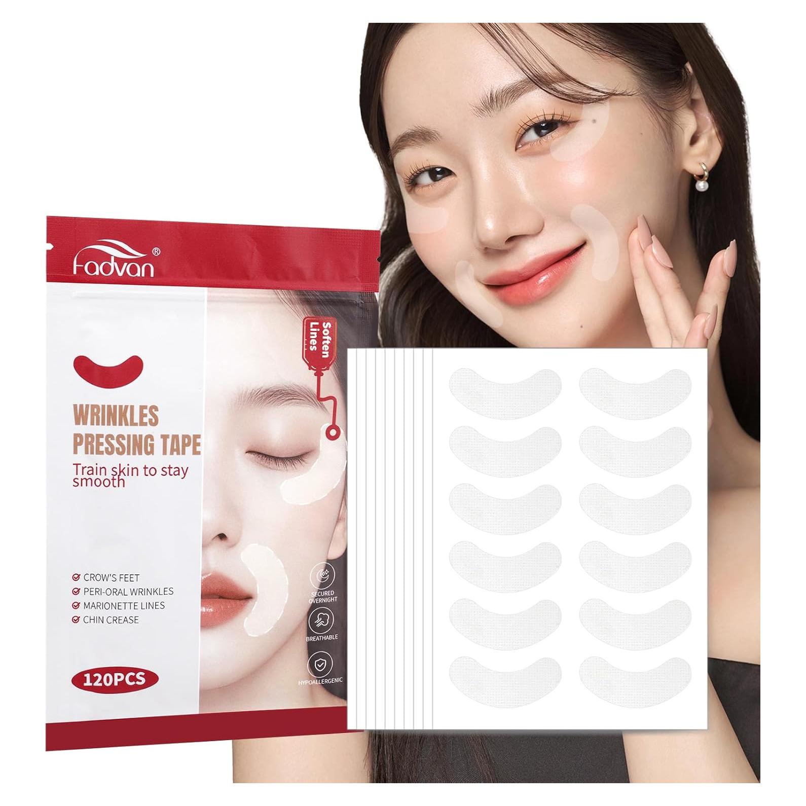 Parches Faciales Antienvejecimiento FADVAN 120 Pcs Curva