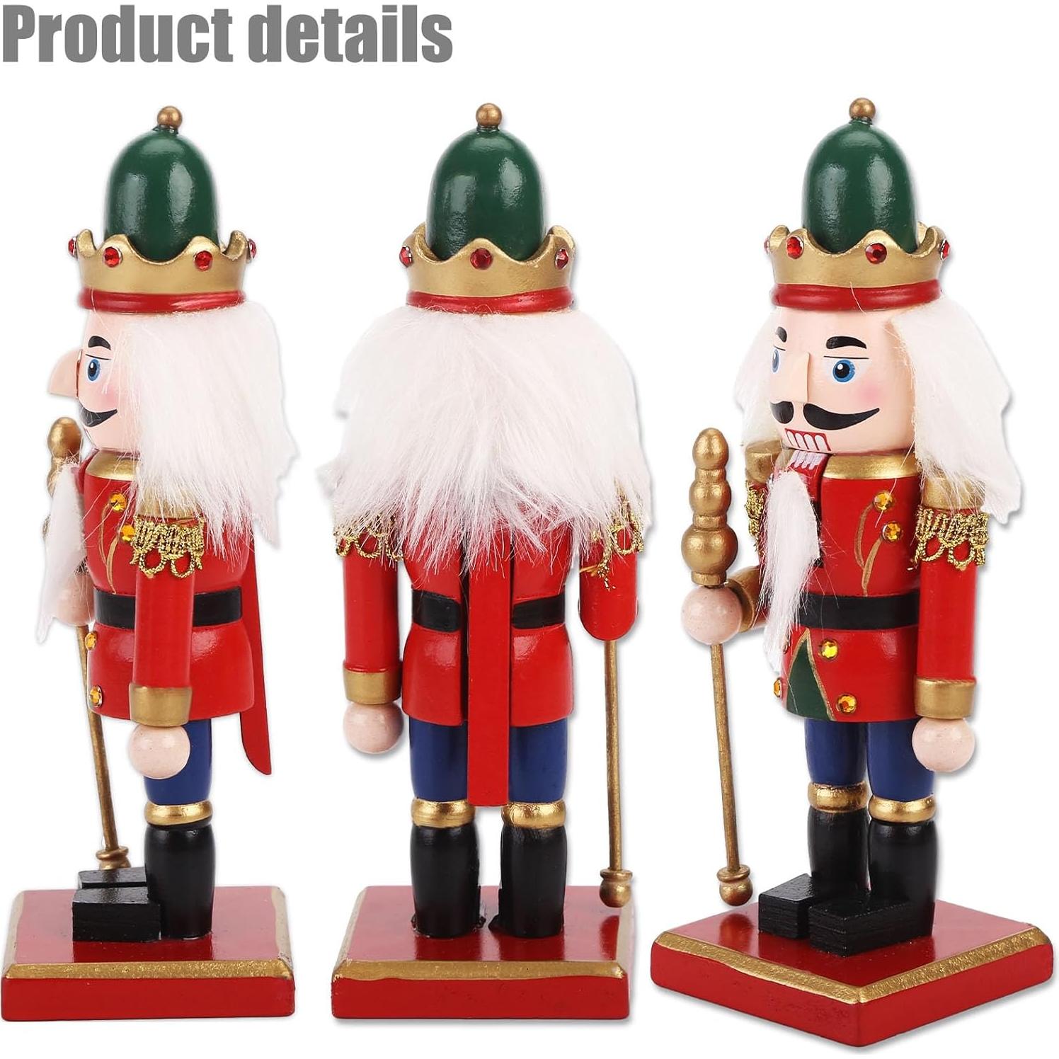 Cascanueces de Madera AMOR PRESENT 19.8 cm Rojo Decorativo