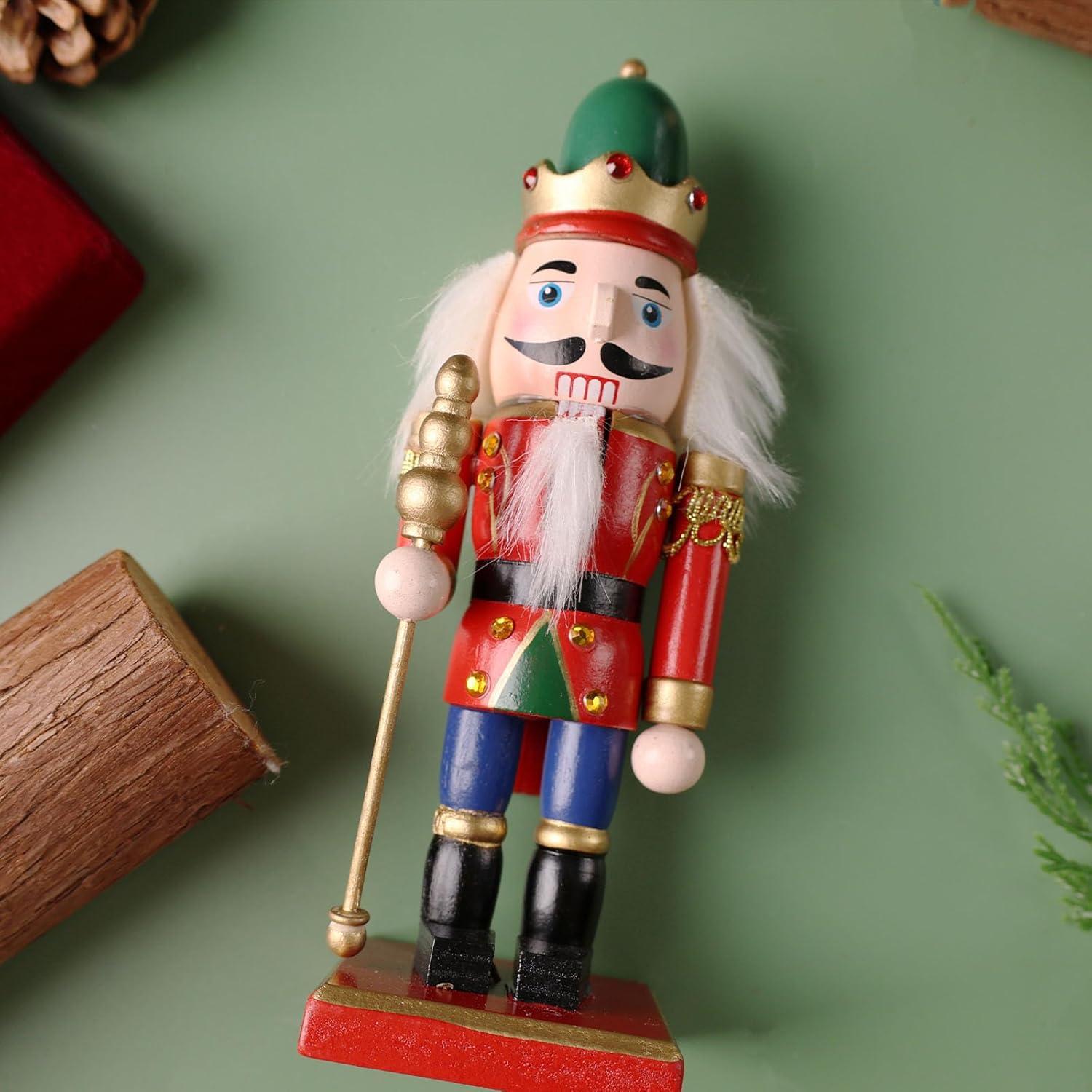 Cascanueces de Madera AMOR PRESENT 19.8 cm Rojo Decorativo