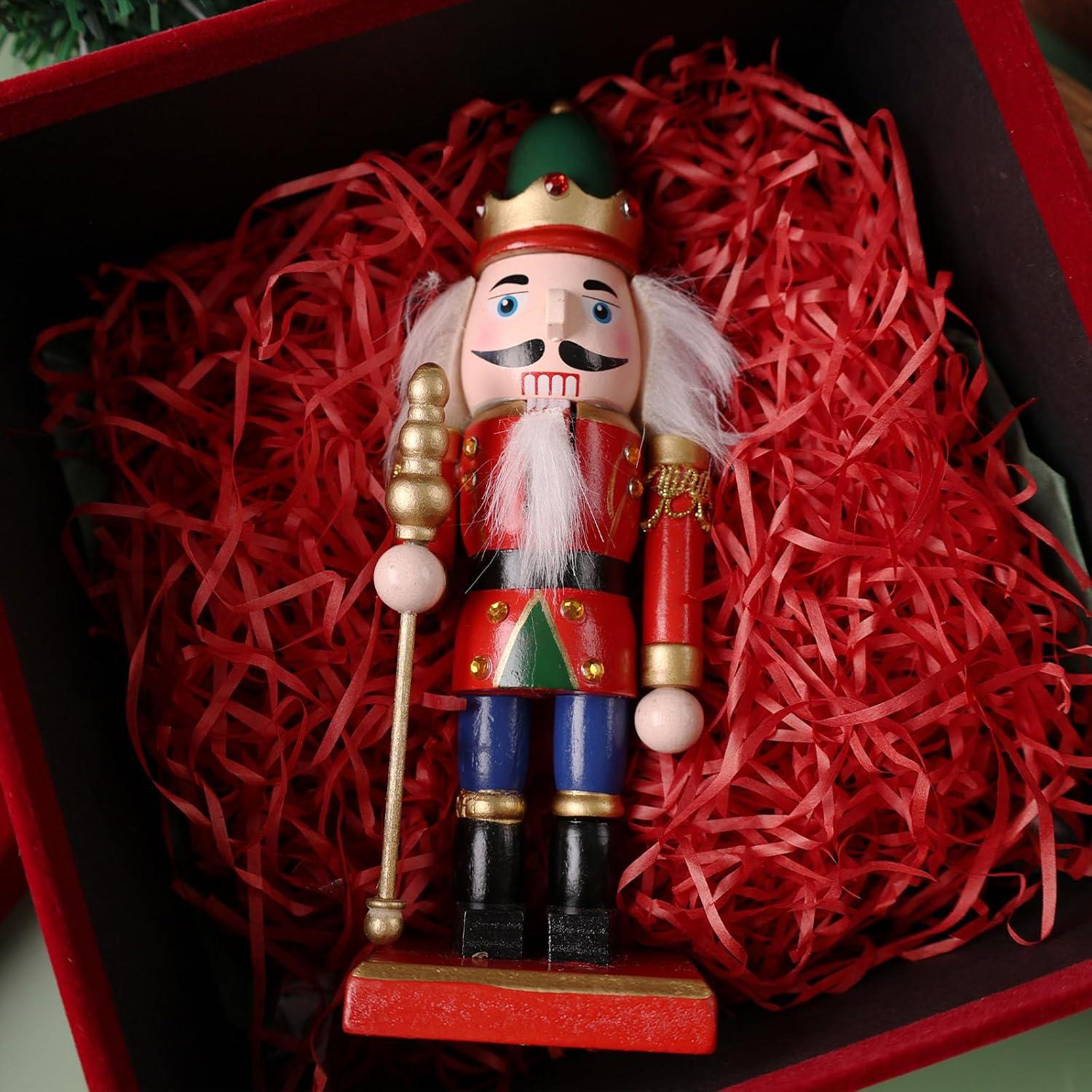 Cascanueces de Madera AMOR PRESENT 19.8 cm Rojo Decorativo