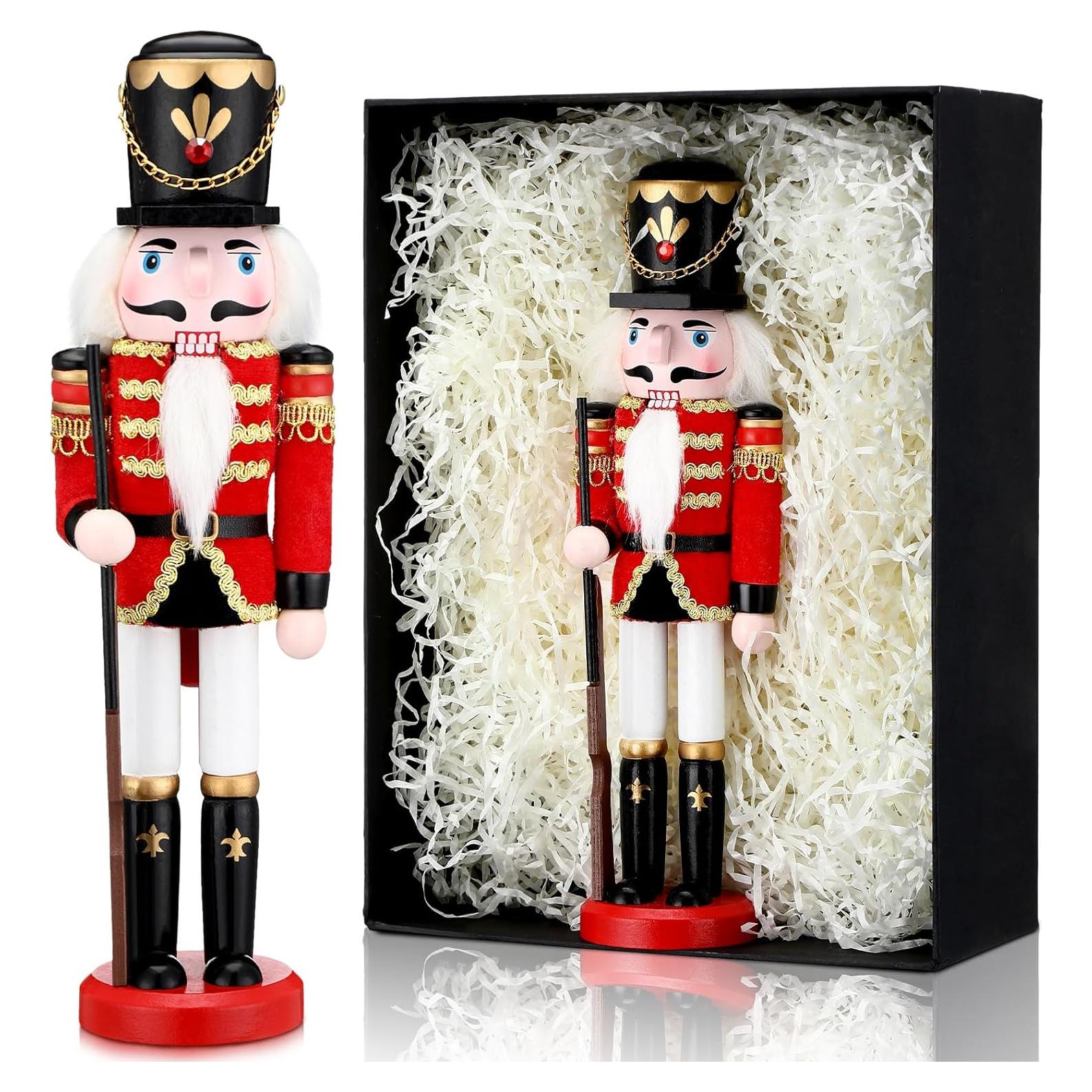 Cascanueces de Navidad Bucherry 30.48 cm Decoración de Madera