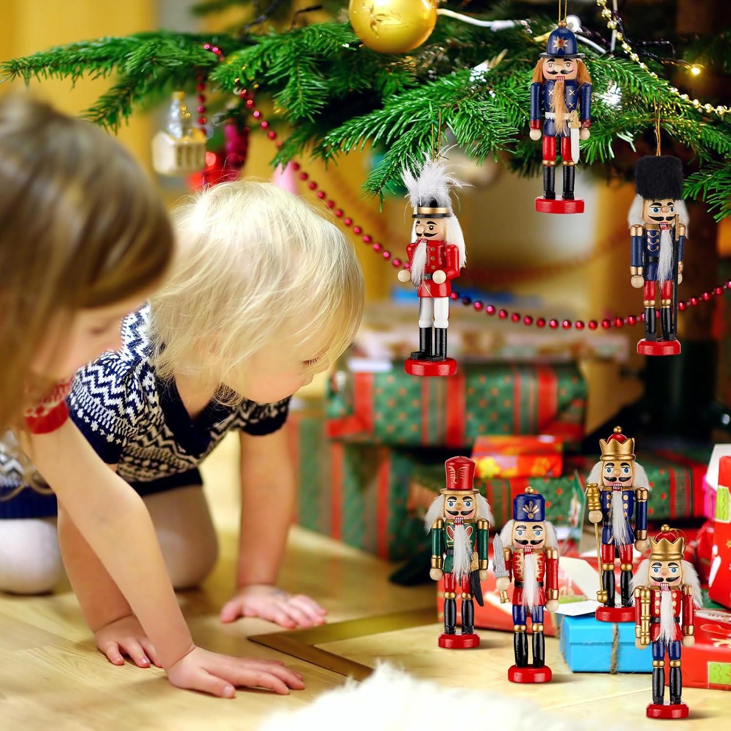 Conjunto de Adornos Cascanueces Navidad Liliful 18 Pcs