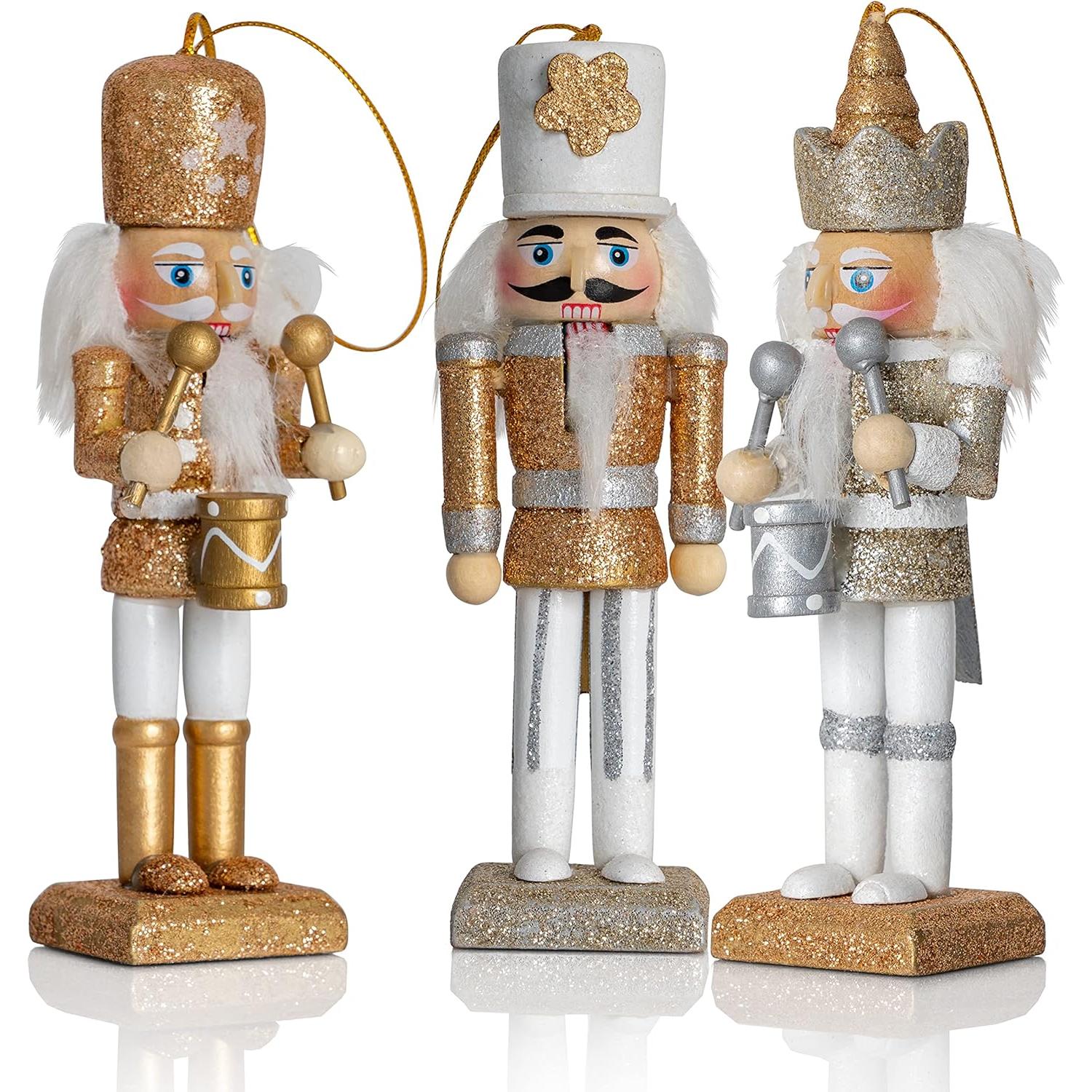 Adorno Colgante Cascanueces Ornativity Set 5 Piezas 12.7 cm