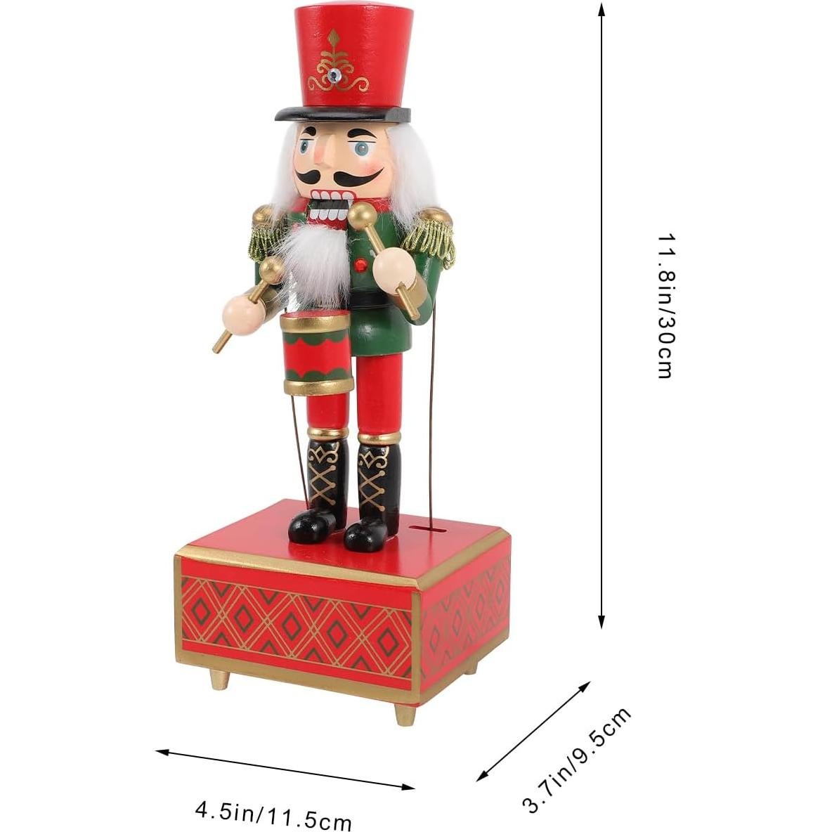 Caja de Música Cascanueces de Madera Cabilock 27.94 cm