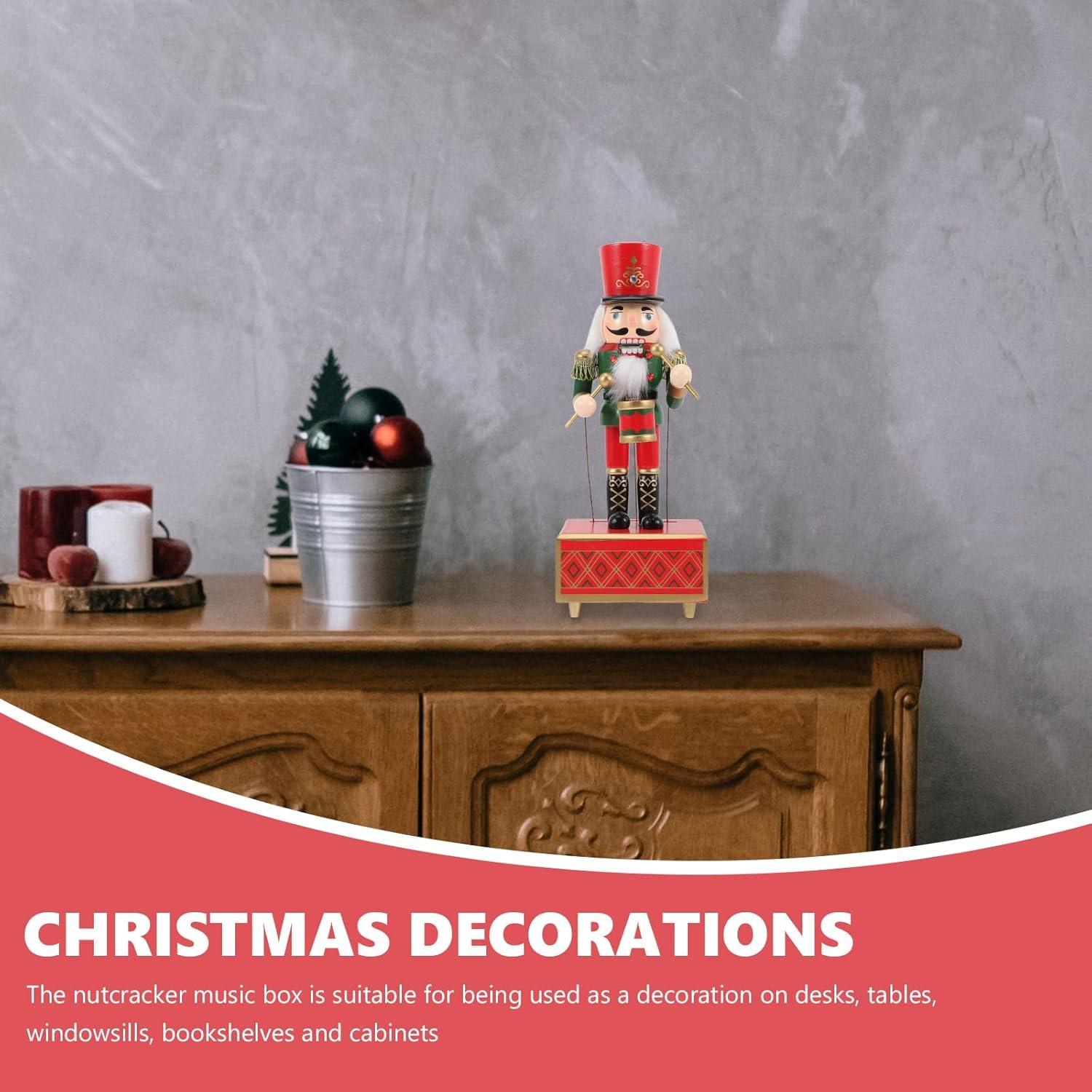 Caja de Música Cascanueces de Madera Cabilock 27.94 cm