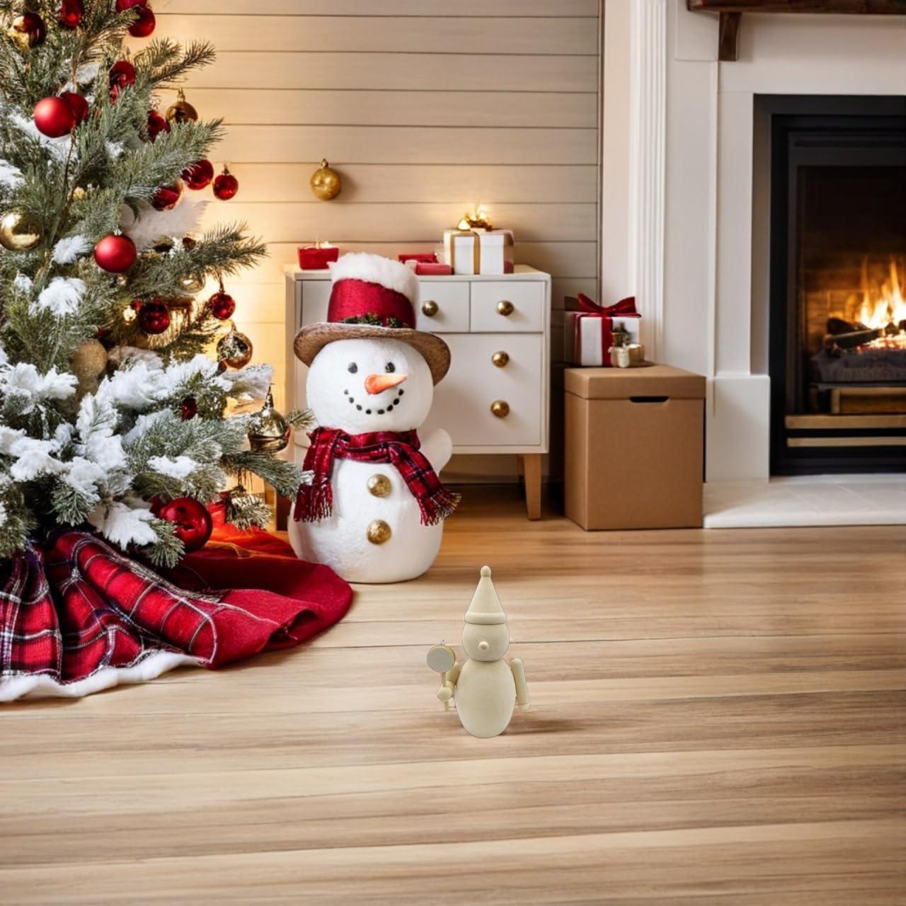 Figuras de Cascanueces de Madera SHINEOFI - 3 Piezas DIY