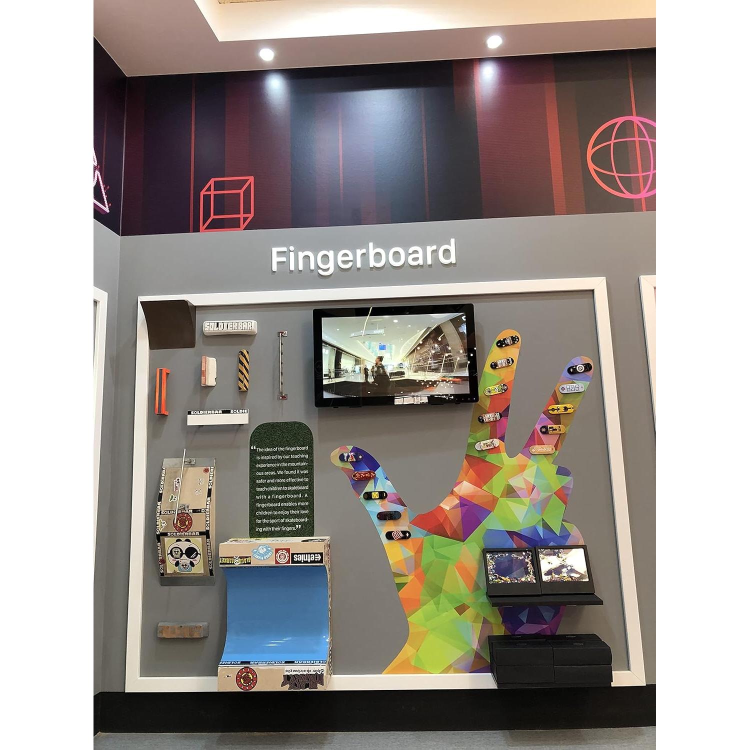 Fingerboard Completo FAN TEAM Maple Hecho a Mano 9.8x3.4cm