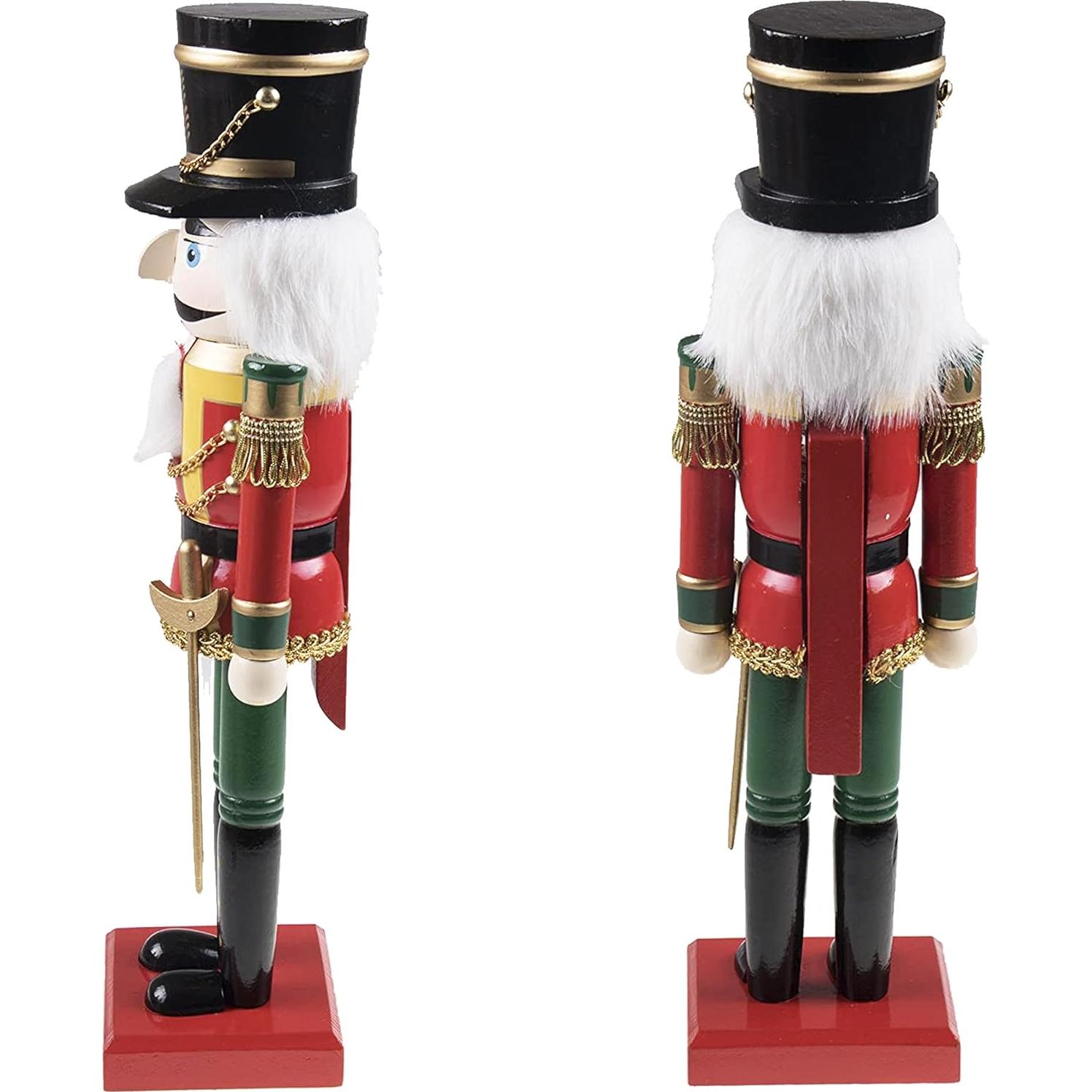 Cascanueces de Madera 35.56 cm Clever Creations Tradicional