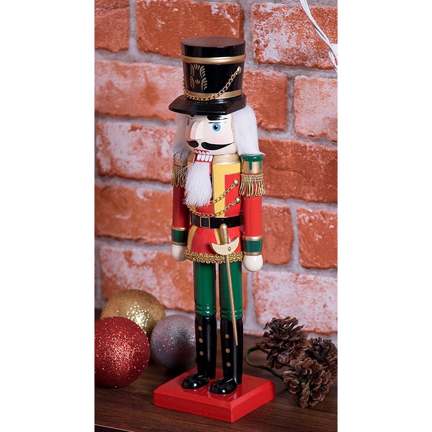 Cascanueces de Madera 35.56 cm Clever Creations Tradicional