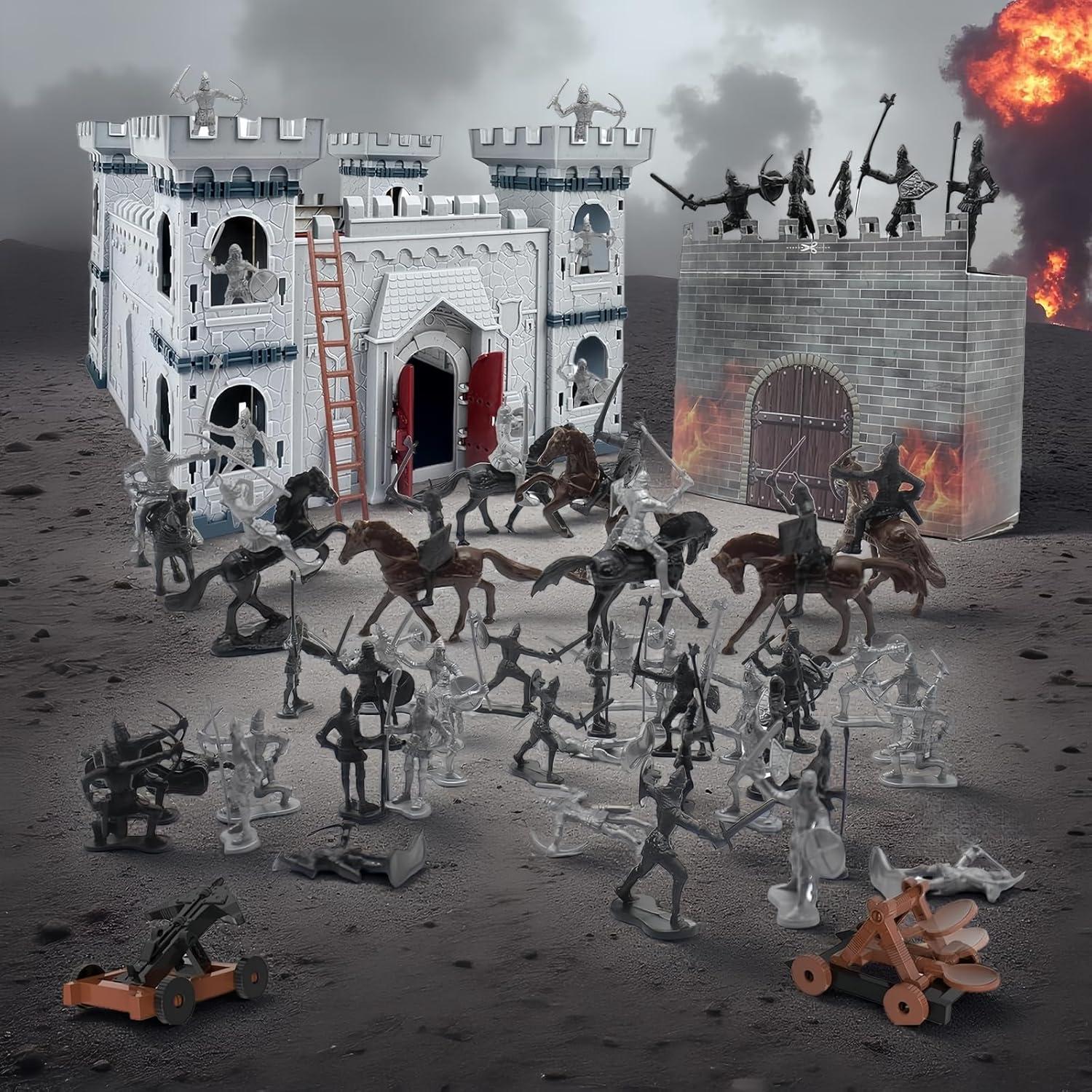 Set de Juguete Medieval Yoyoom con Castillo y 104 Piezas