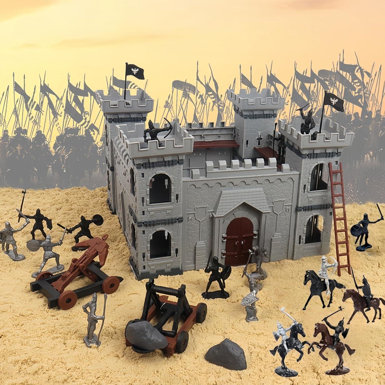 Set de Juguete Medieval Yoyoom con Castillo y 104 Piezas