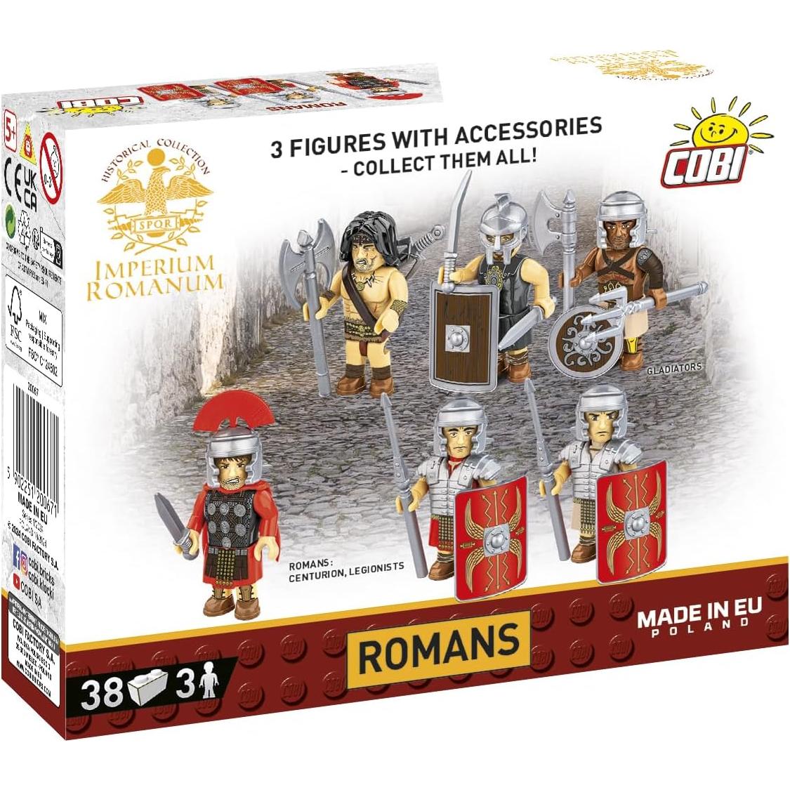 Kit de Construcción Romanos COBI 38 piezas para Niños 6+