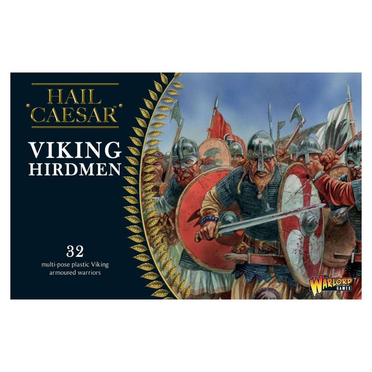 Miniaturas Viking Hirdmen Warlord Games 32 piezas 28mm