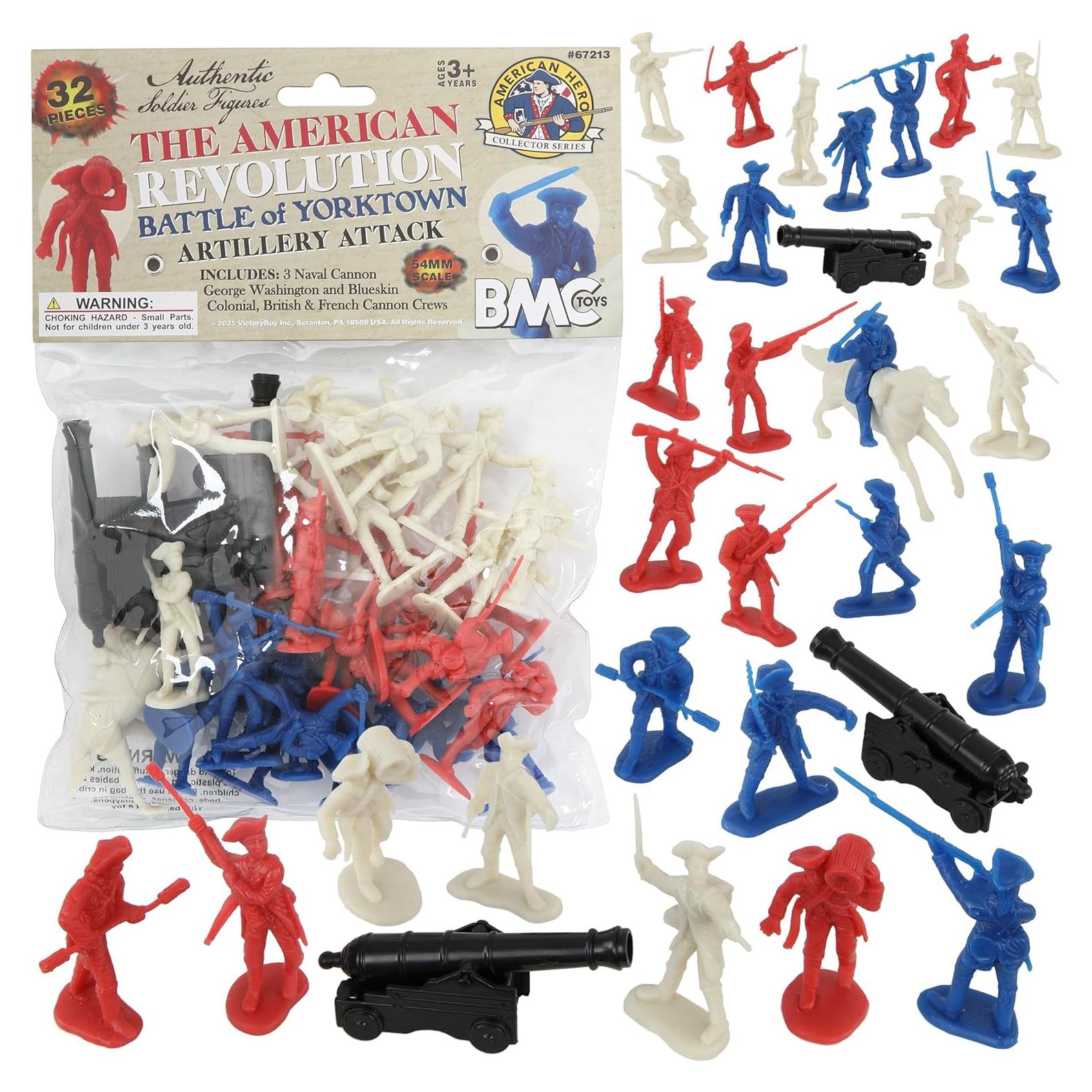 Set de Figuras de Plástico BMC Guerra Revolucionaria 32 Piezas