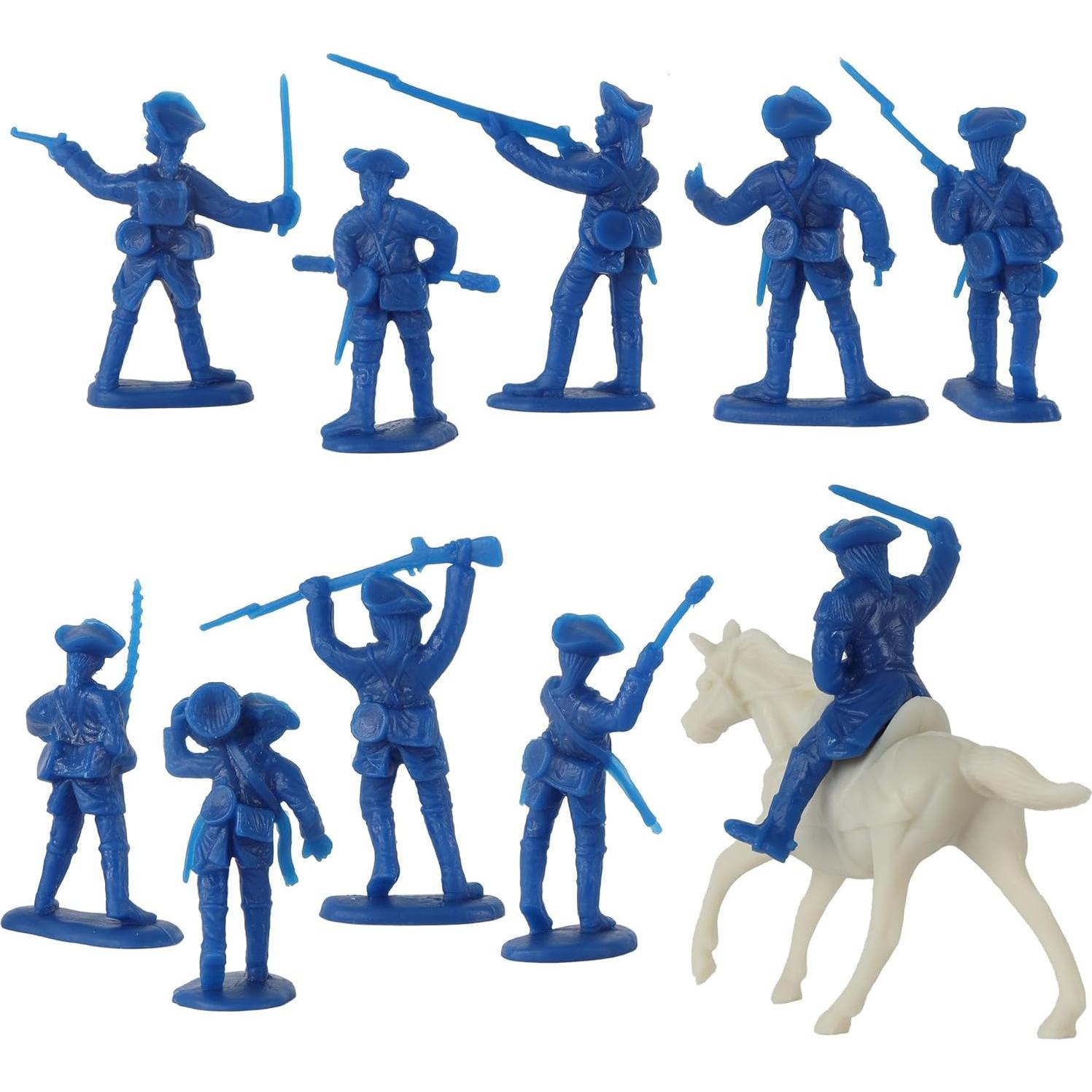 Set de Figuras de Plástico BMC Guerra Revolucionaria 32 Piezas