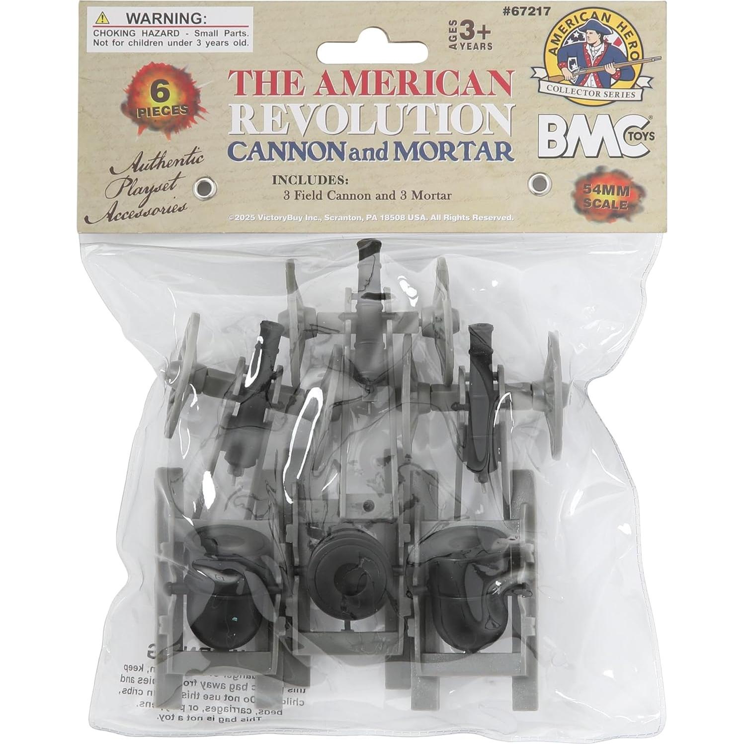 Conjunto de Cañón y Mortero BMC Toys - 6 Piezas