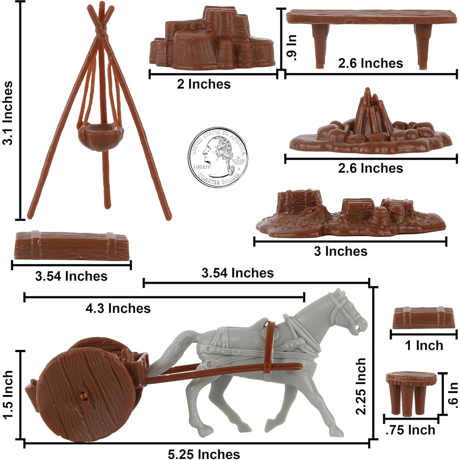 Conjunto de Campamento Guerra Revolucionaria BMC 23 Piezas