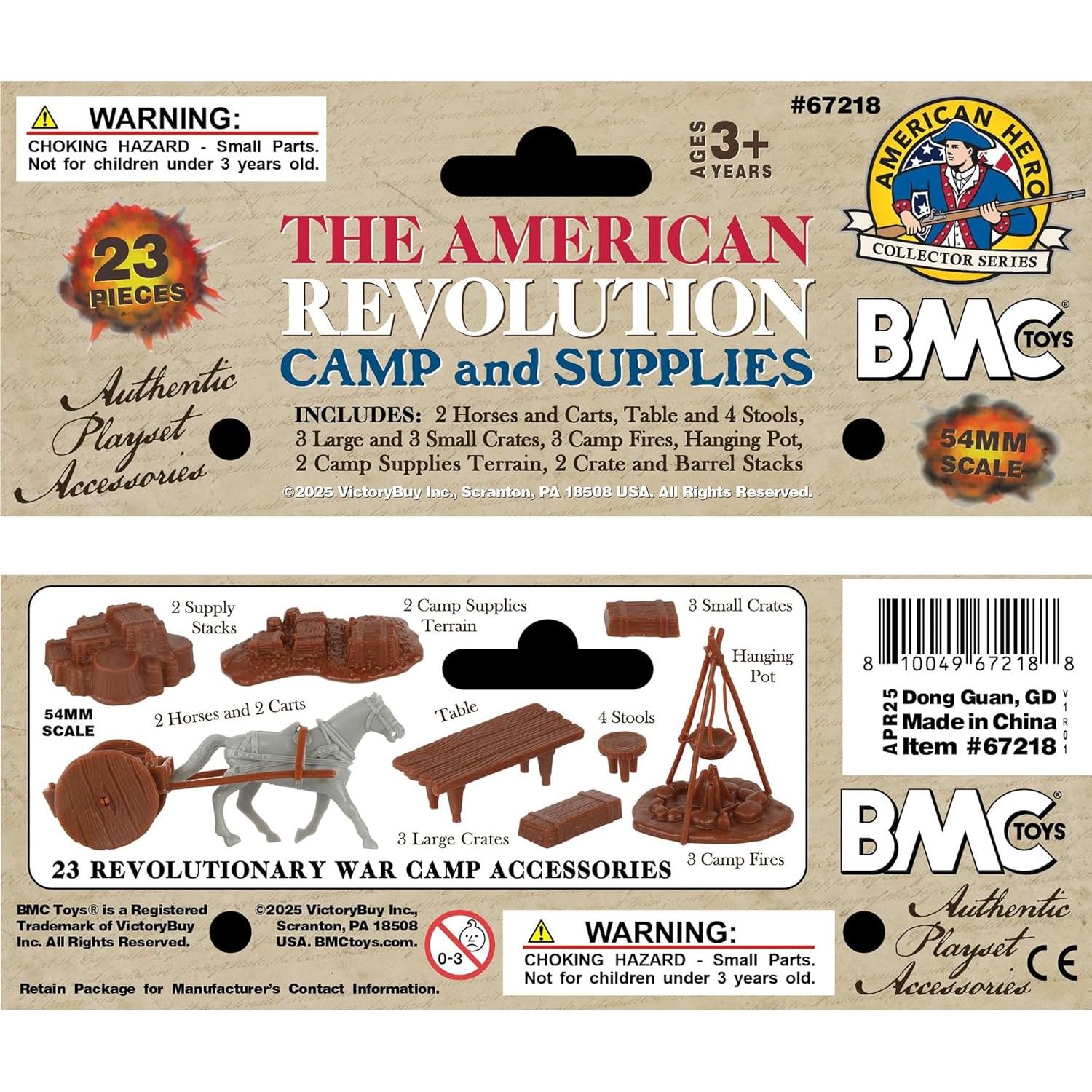 Conjunto de Campamento Guerra Revolucionaria BMC 23 Piezas