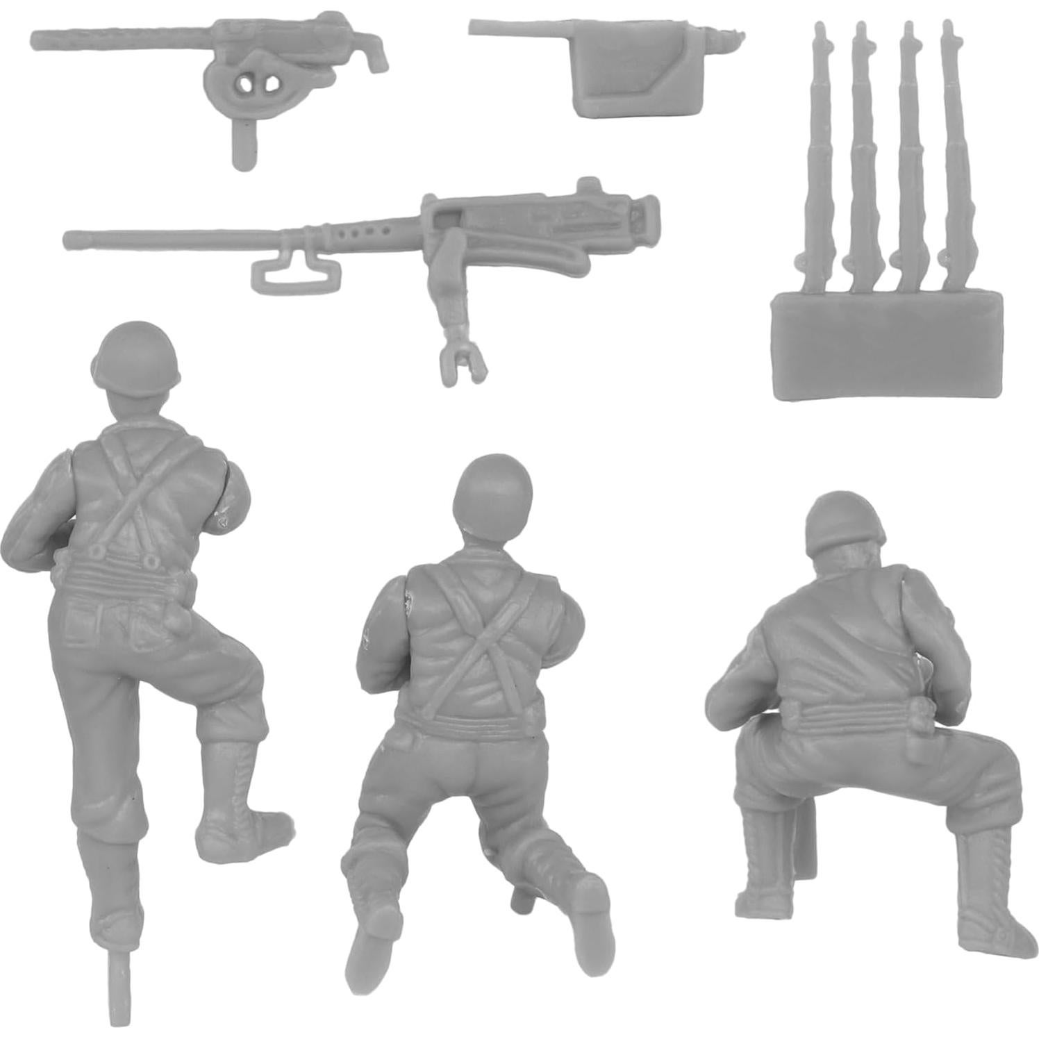 Vehículo Blindado M3 Halftrack BMC Toys WW2 con 4 Figuras