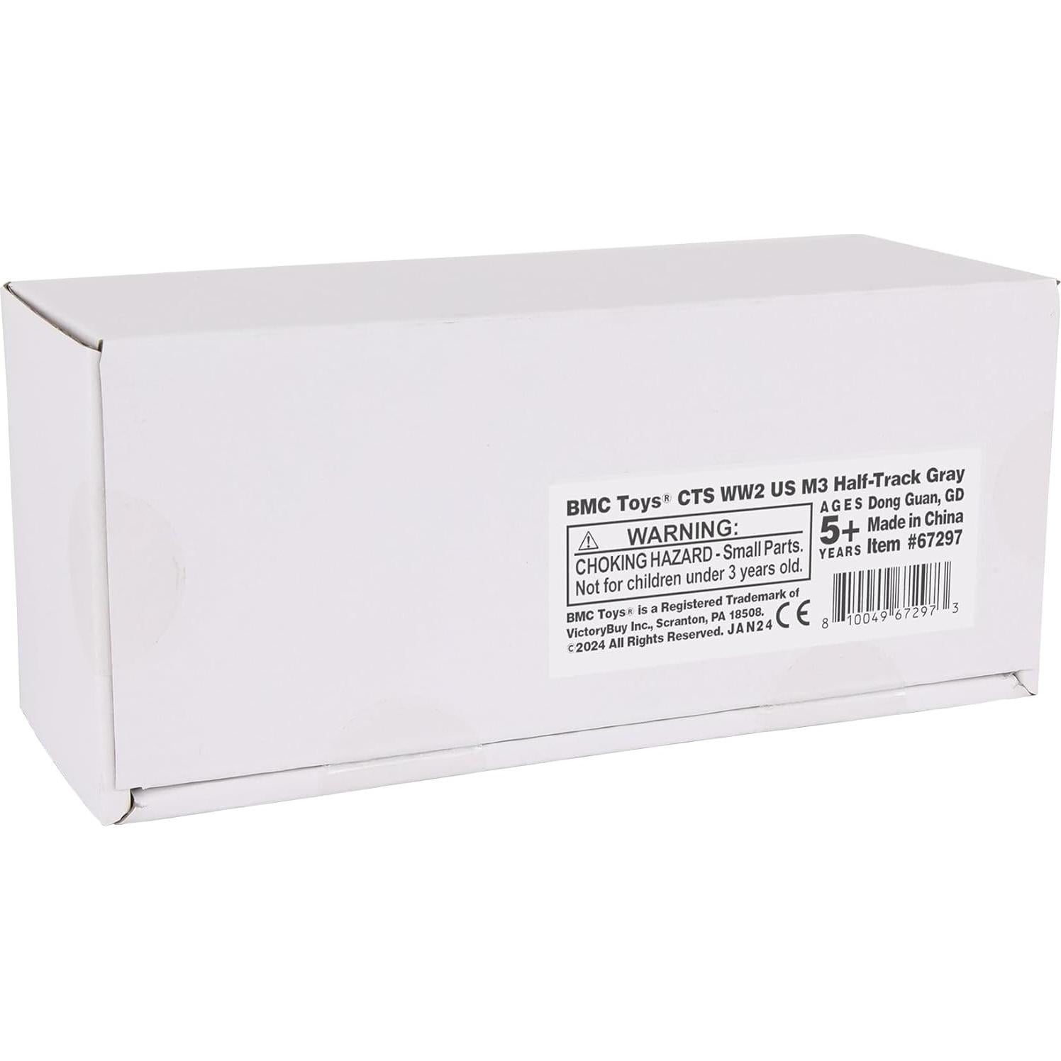 Vehículo Blindado M3 Halftrack BMC Toys WW2 con 4 Figuras