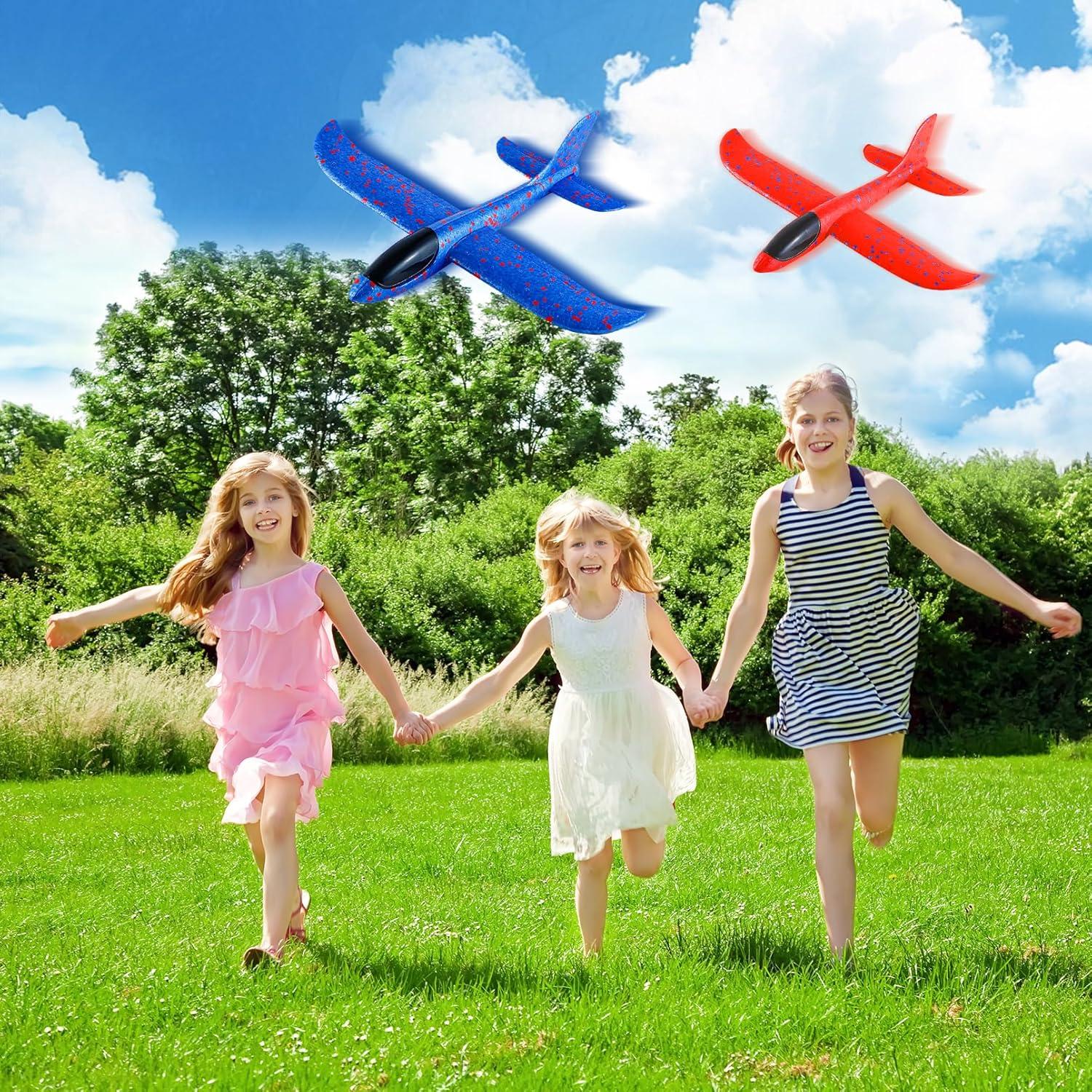 Paquete de 4 Aviones de Espuma EPP 34.3 cm para Niños